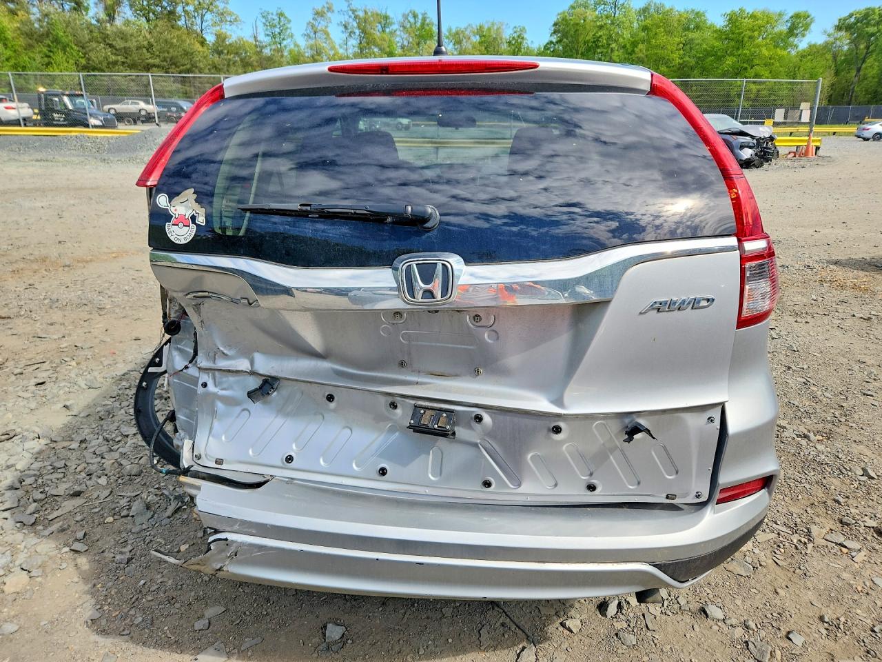 2015 Honda Cr-v Ex Silver vin: 2HKRM4H53FH690339