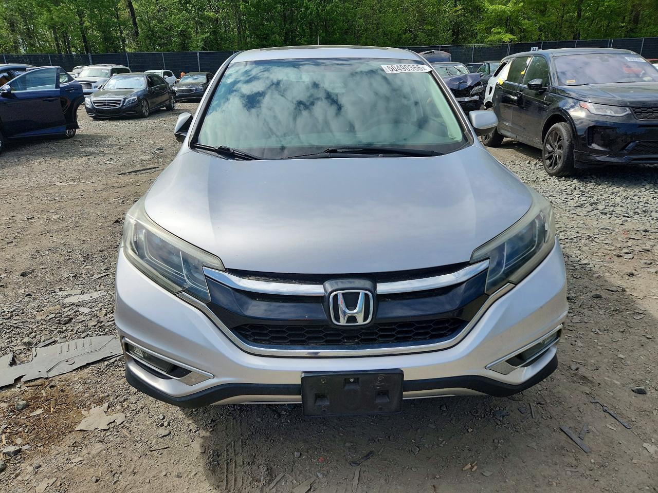 2015 Honda Cr-v Ex Silver vin: 2HKRM4H53FH690339