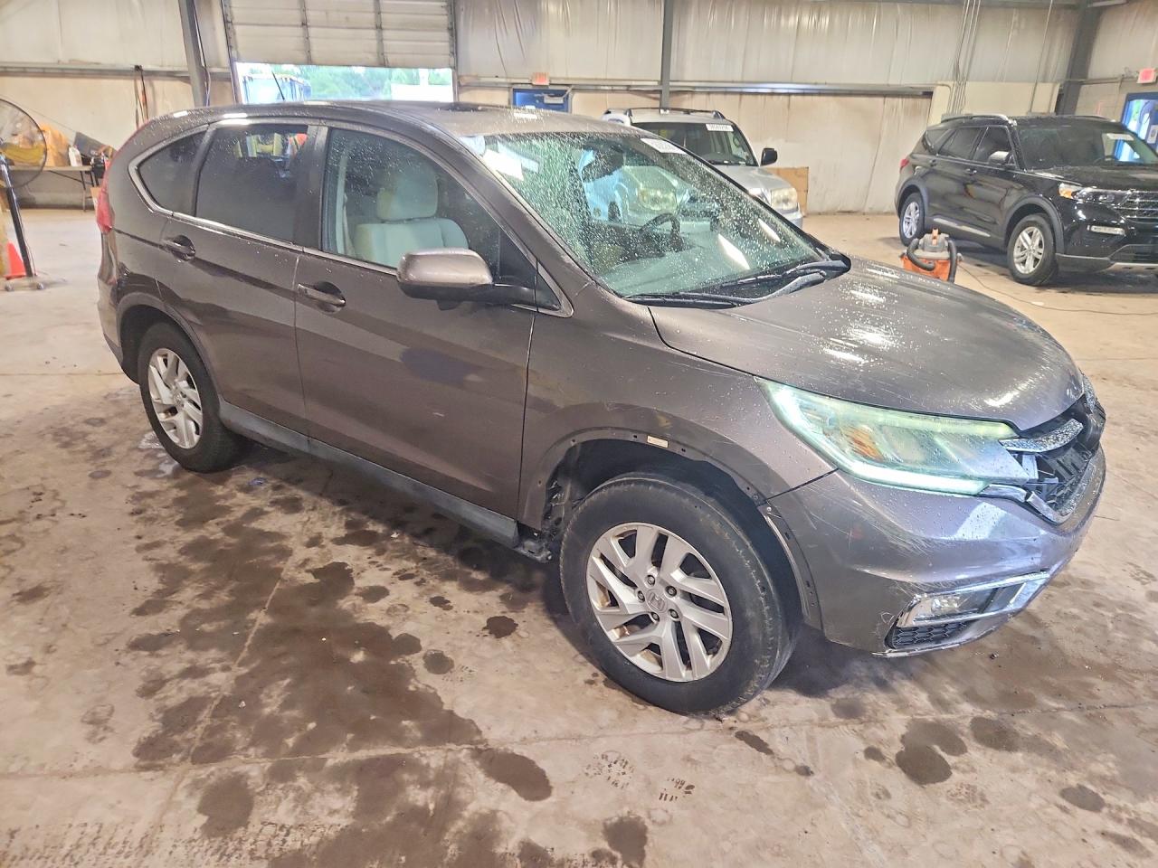 2015 Honda Cr-v Ex Gray vin: 2HKRM4H53FH694620