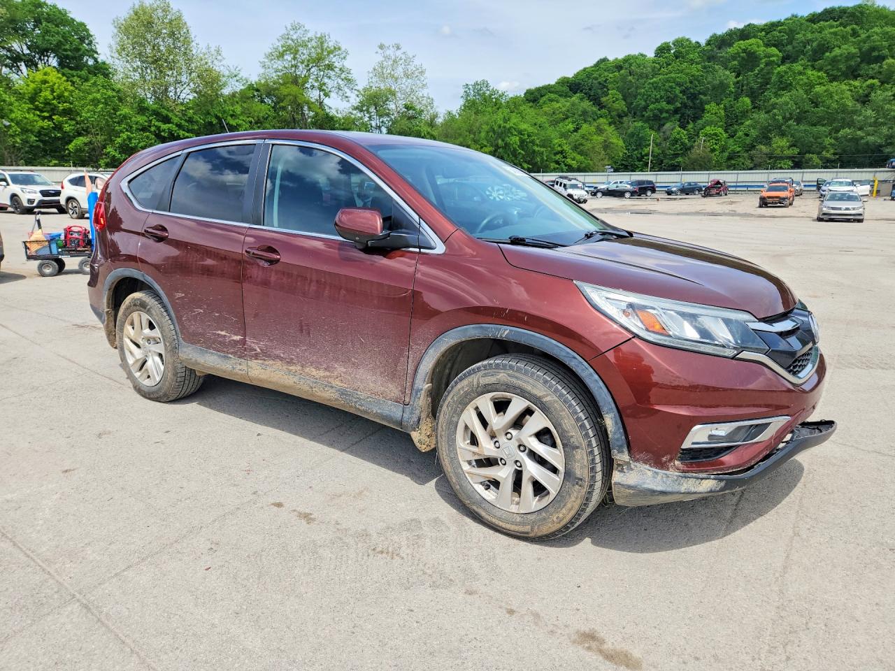 2016 Honda Cr-v Ex Brown vin: 2HKRM4H53GH631387