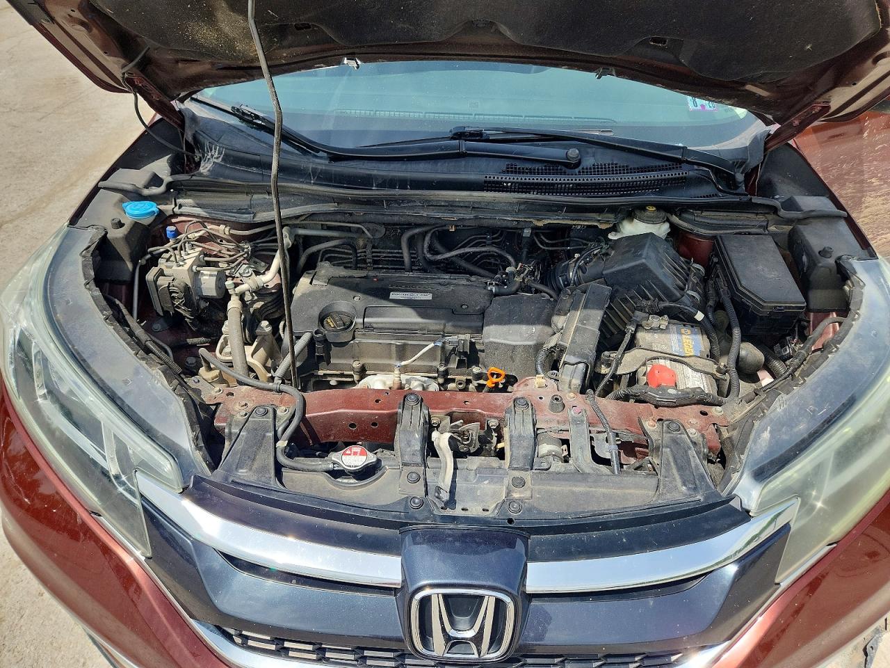 2016 Honda Cr-v Ex Brown vin: 2HKRM4H53GH631387