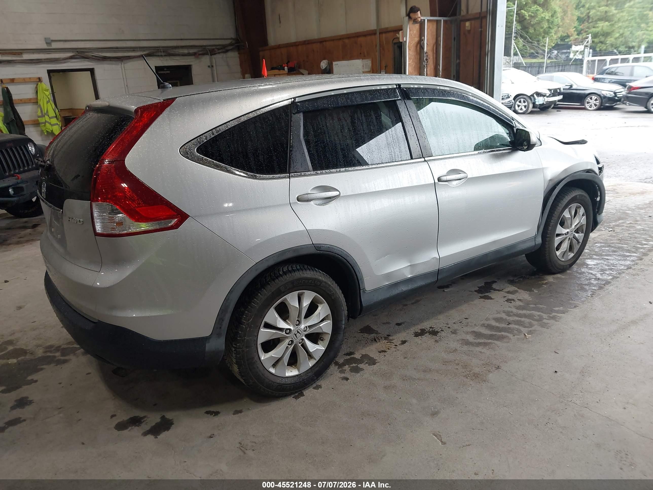 2012 Honda Cr-v Ex Silver vin: 2HKRM4H54CH601521