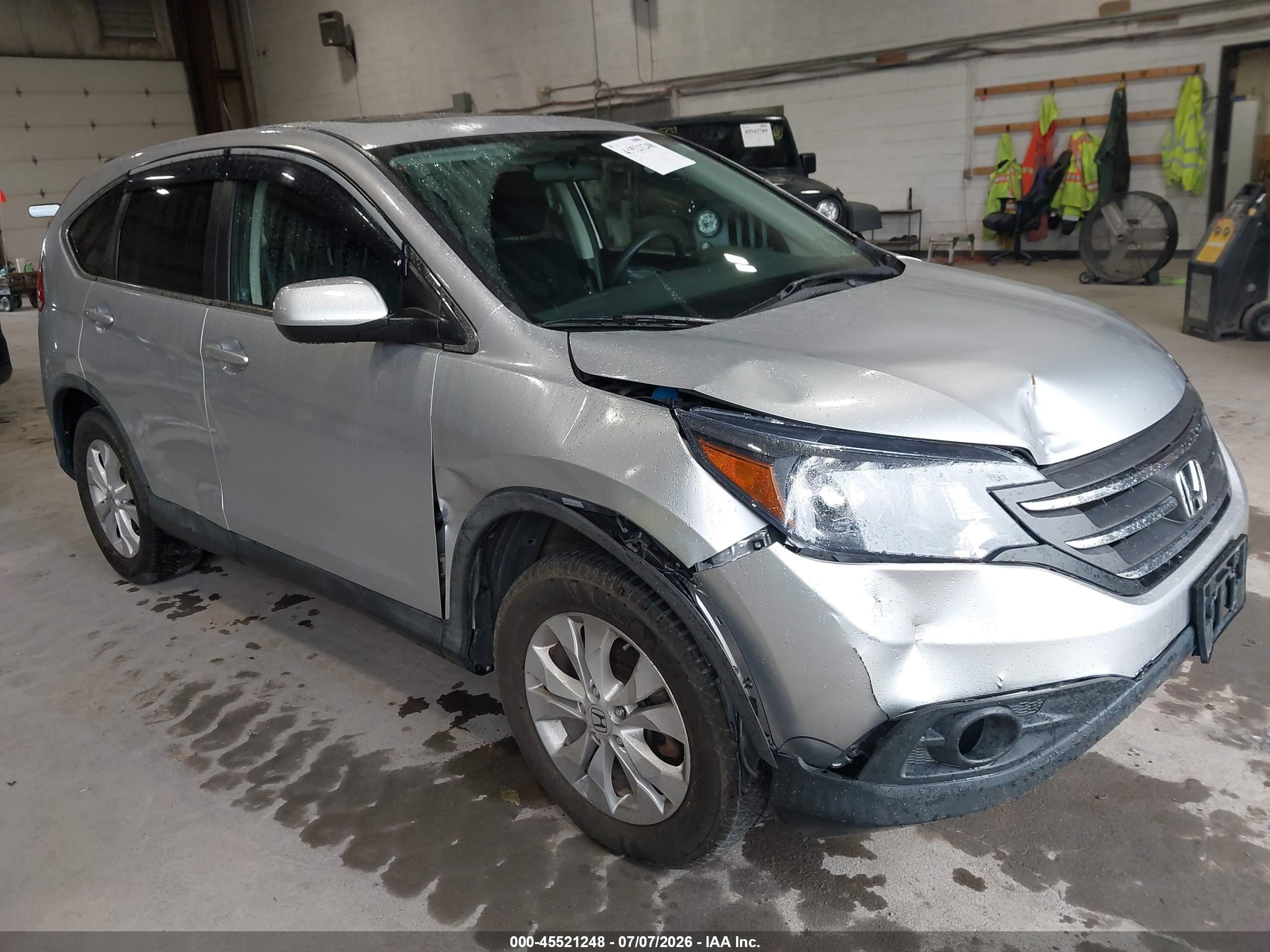 2012 Honda Cr-v Ex Silver vin: 2HKRM4H54CH601521