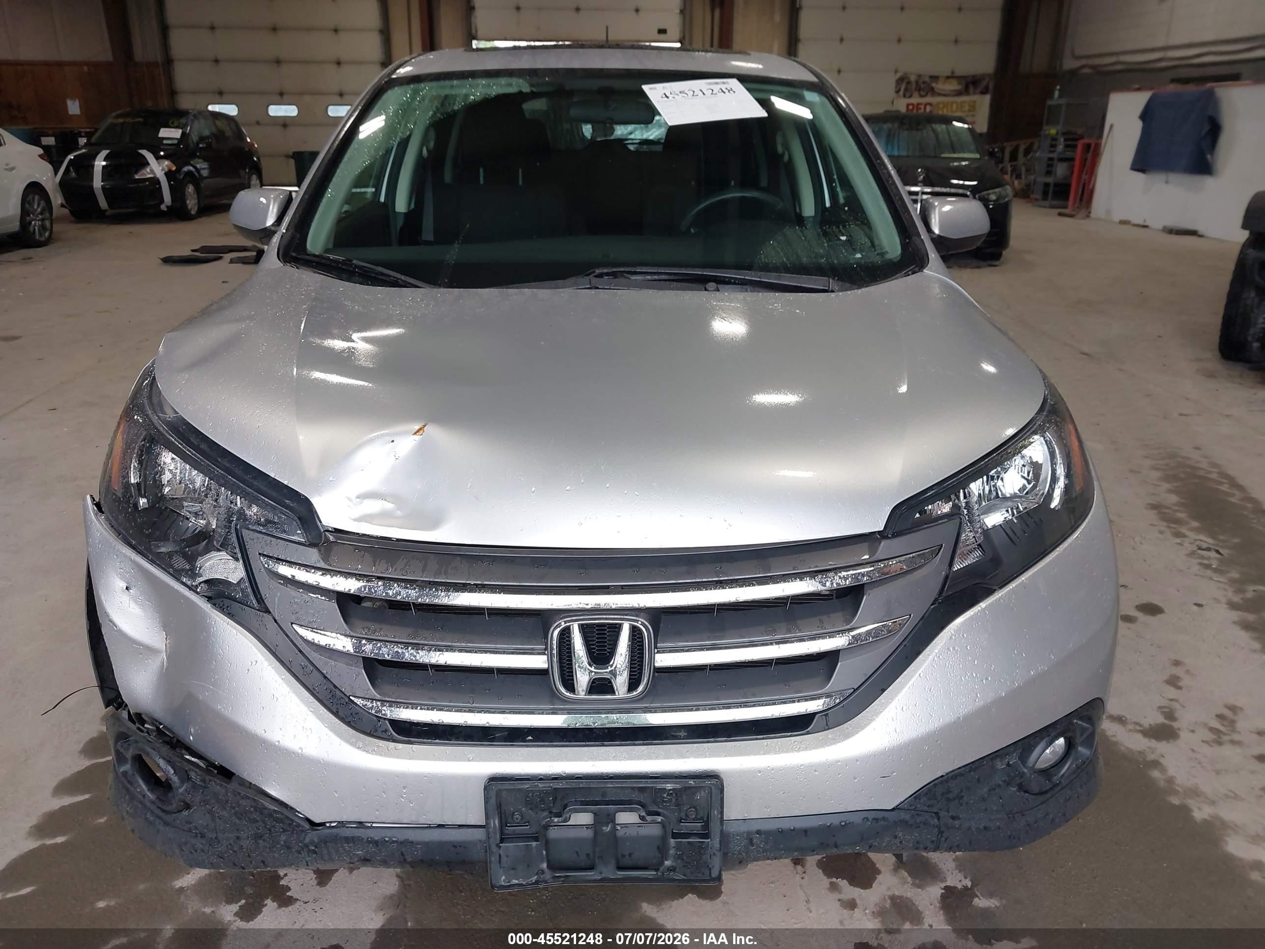2012 Honda Cr-v Ex Silver vin: 2HKRM4H54CH601521