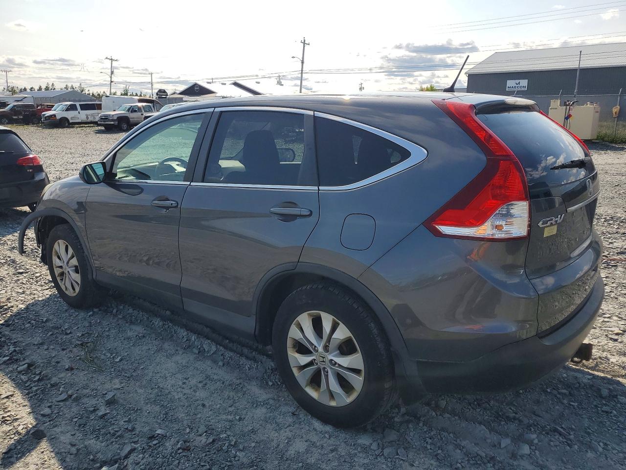 2013 Honda Cr-v Ex Gray vin: 2HKRM4H54DH117415