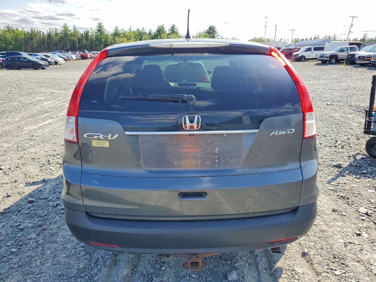 2013 Honda Cr-v Ex Gray vin: 2HKRM4H54DH117415