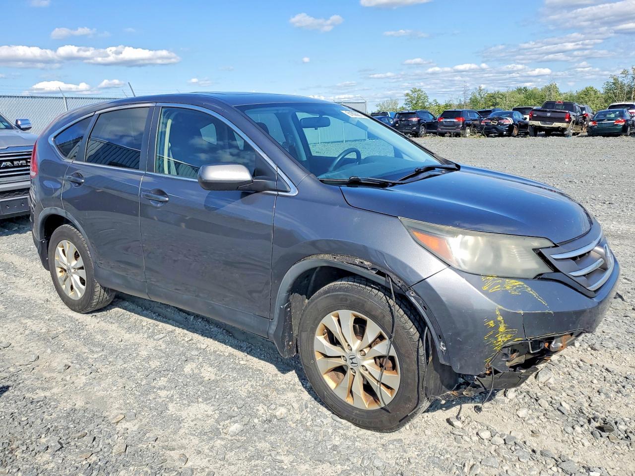 2013 Honda Cr-v Ex Gray vin: 2HKRM4H54DH117415
