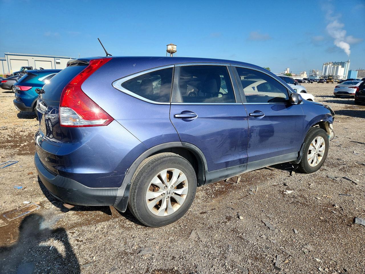 2013 Honda Cr-v Ex Blue vin: 2HKRM4H54DH617509