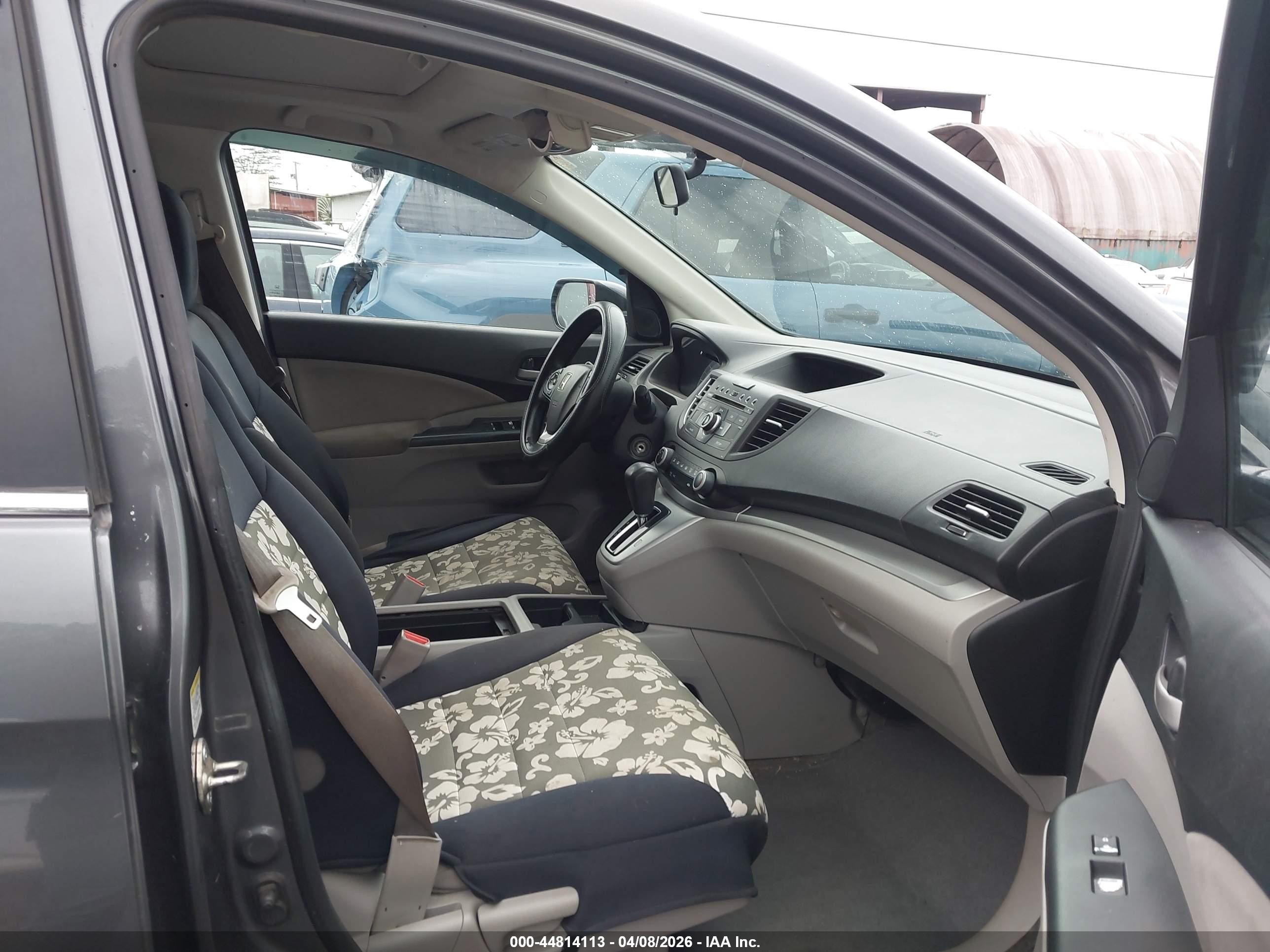 2013 Honda Cr-v Ex Gray vin: 2HKRM4H54DH618384