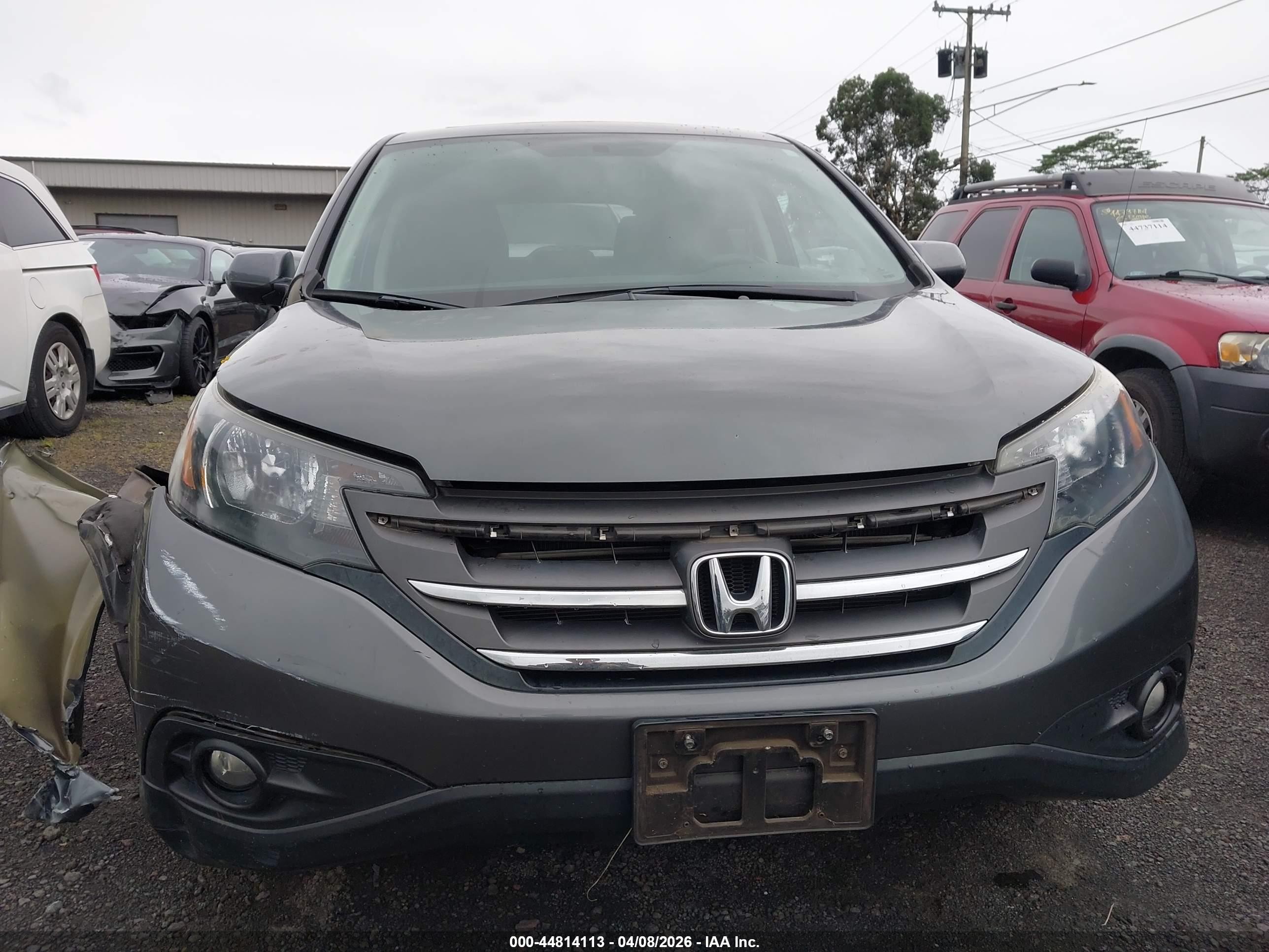 2013 Honda Cr-v Ex Gray vin: 2HKRM4H54DH618384