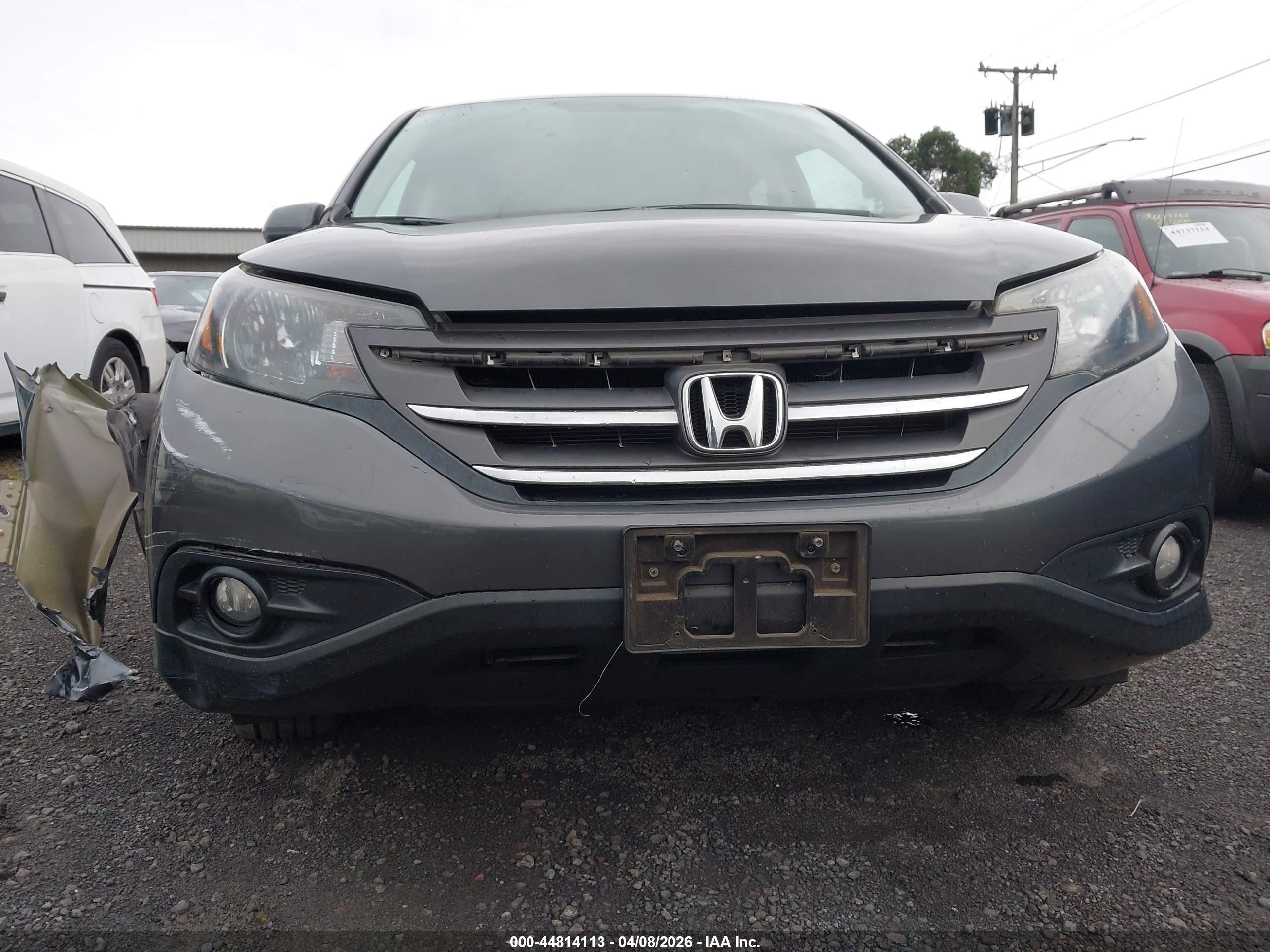 2013 Honda Cr-v Ex Gray vin: 2HKRM4H54DH618384