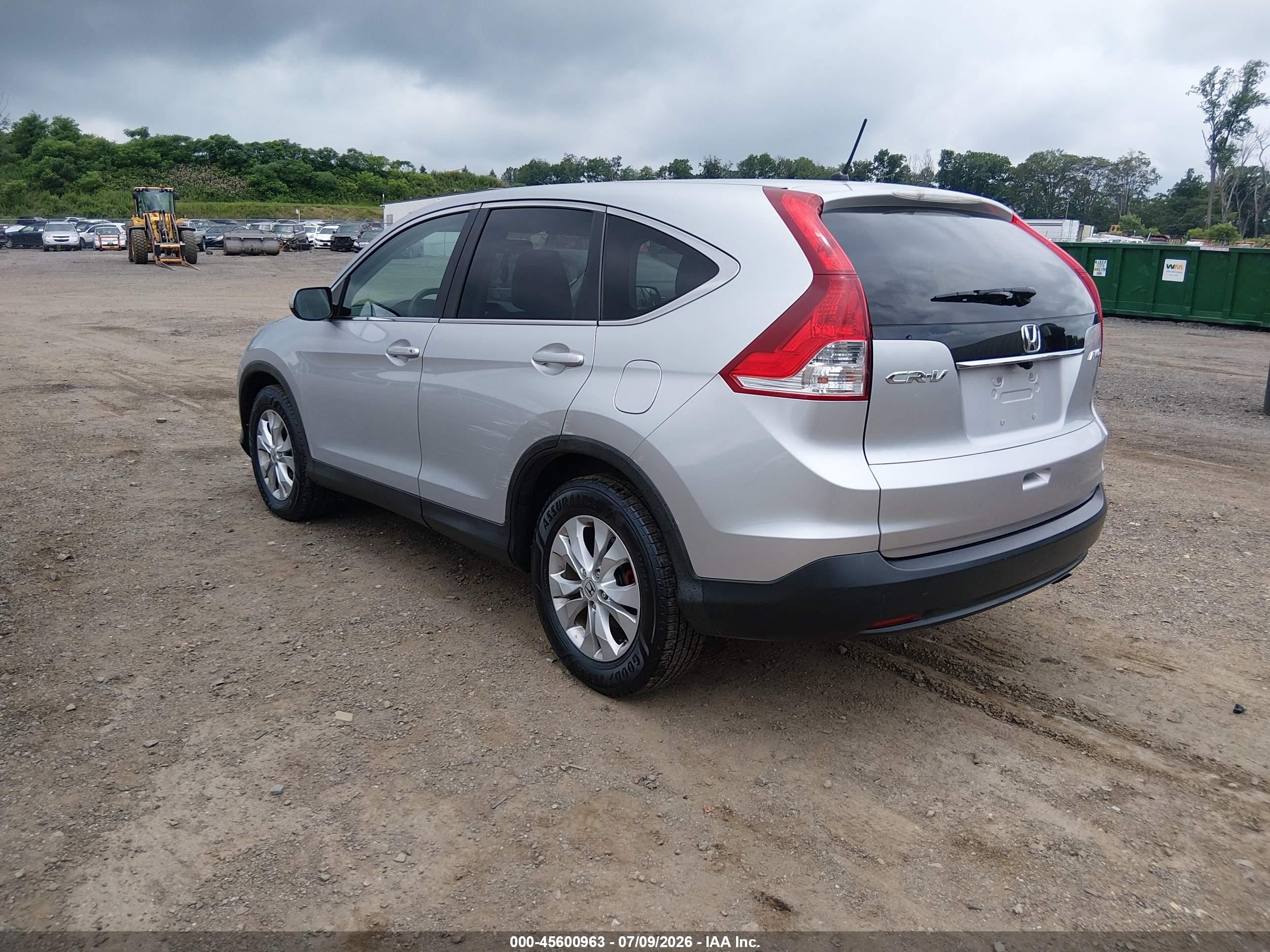 2013 Honda Cr-v Ex Silver vin: 2HKRM4H54DH618627