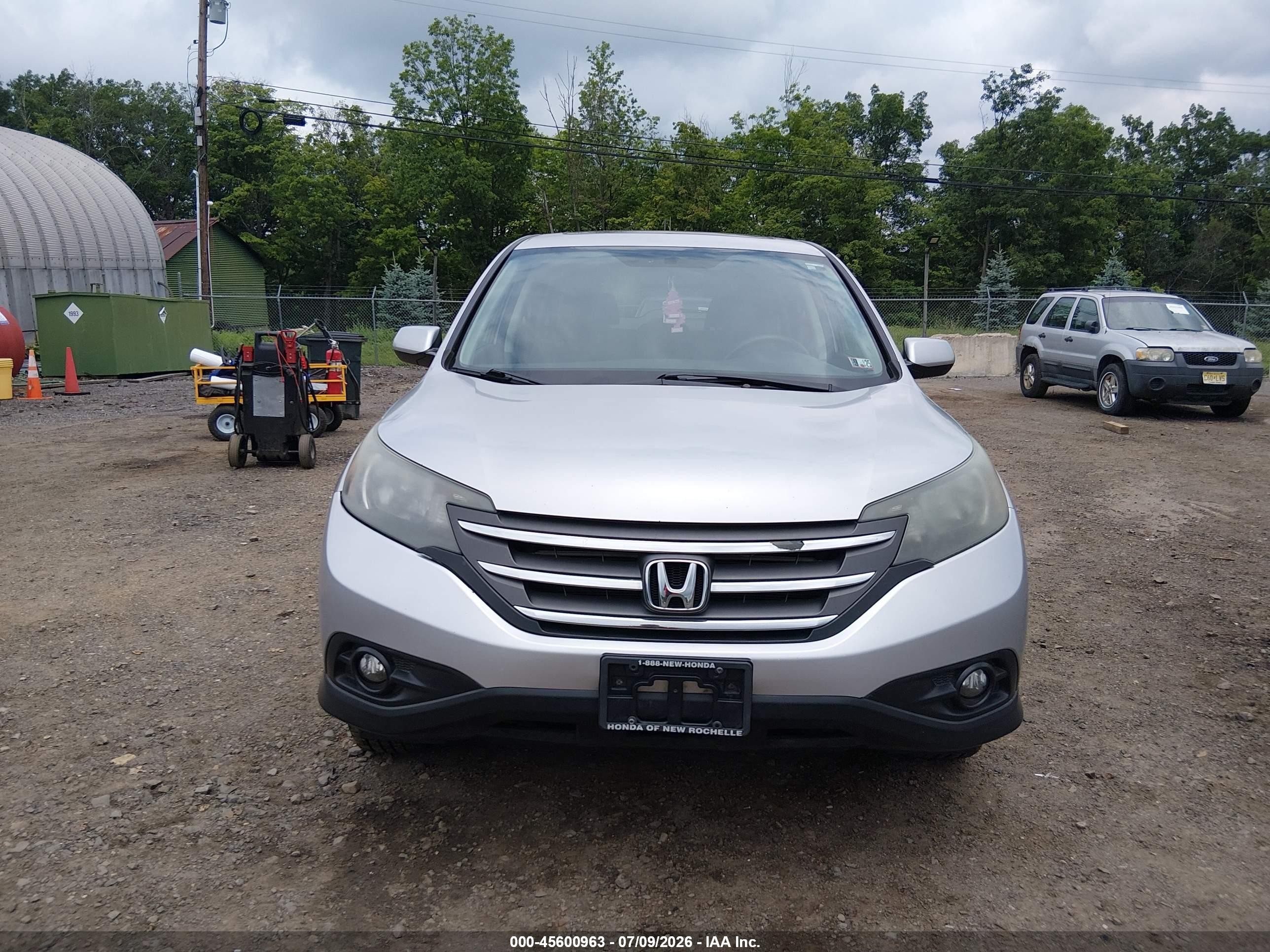 2013 Honda Cr-v Ex Silver vin: 2HKRM4H54DH618627