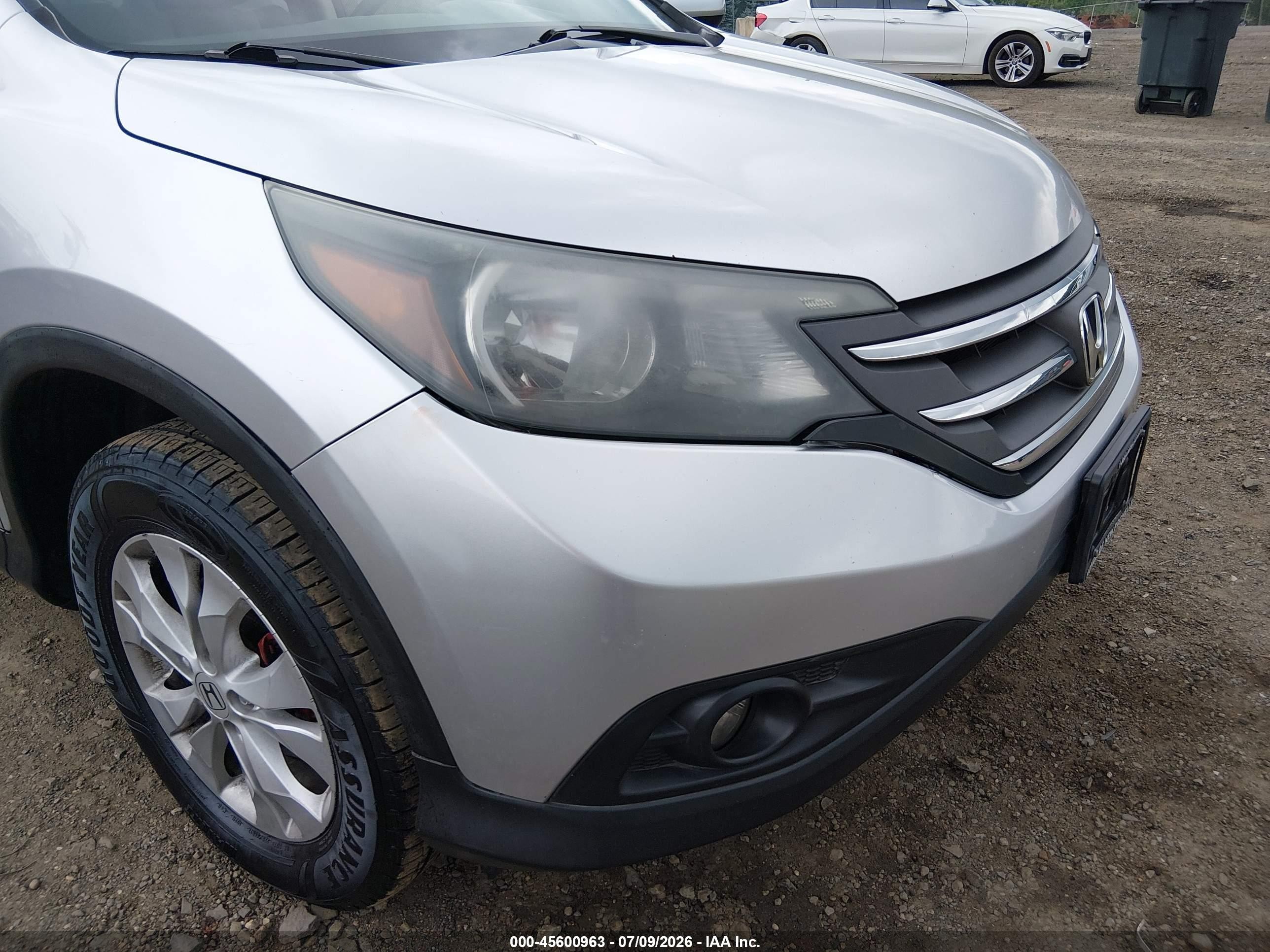2013 Honda Cr-v Ex Silver vin: 2HKRM4H54DH618627