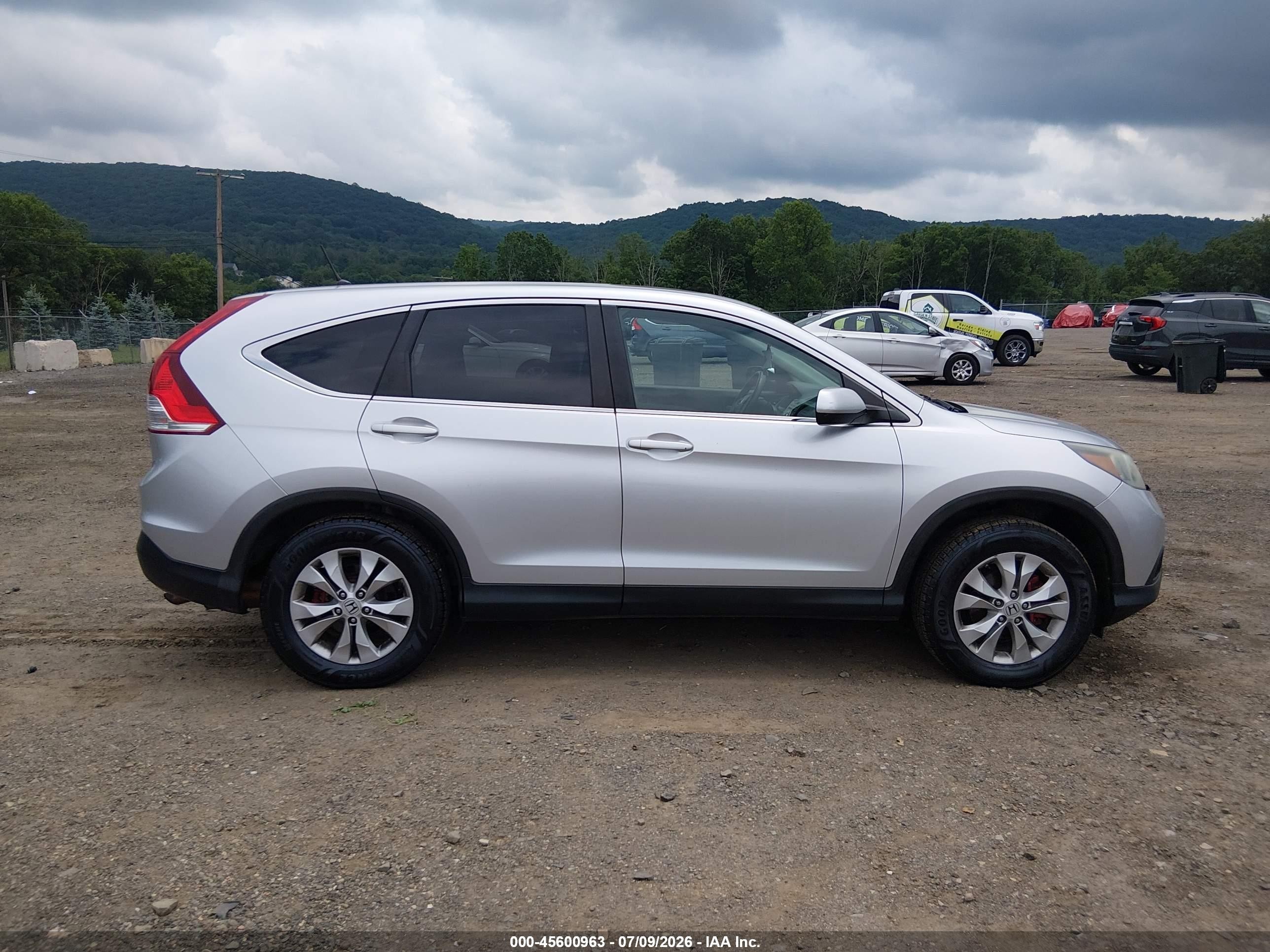 2013 Honda Cr-v Ex Silver vin: 2HKRM4H54DH618627