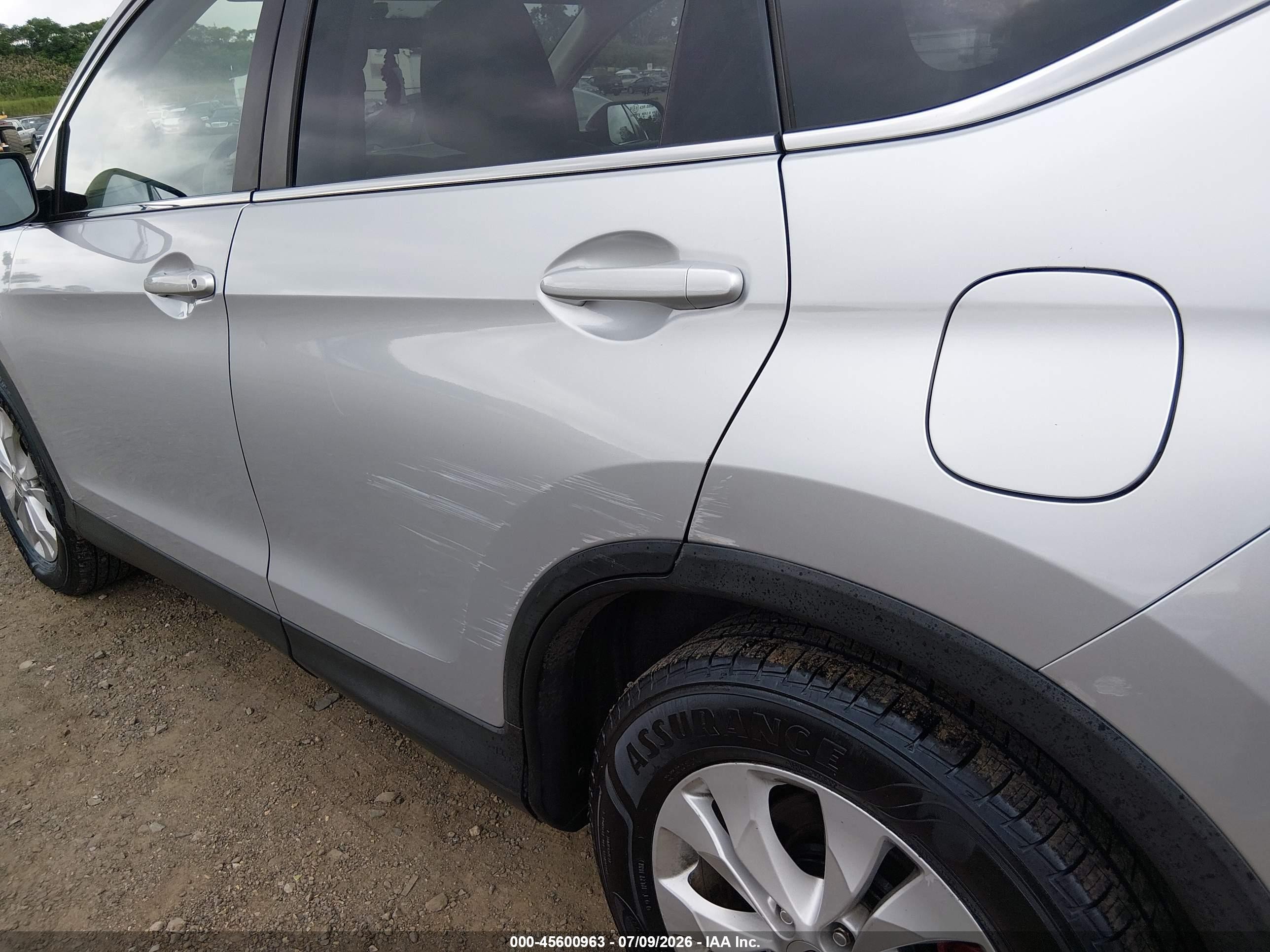 2013 Honda Cr-v Ex Silver vin: 2HKRM4H54DH618627