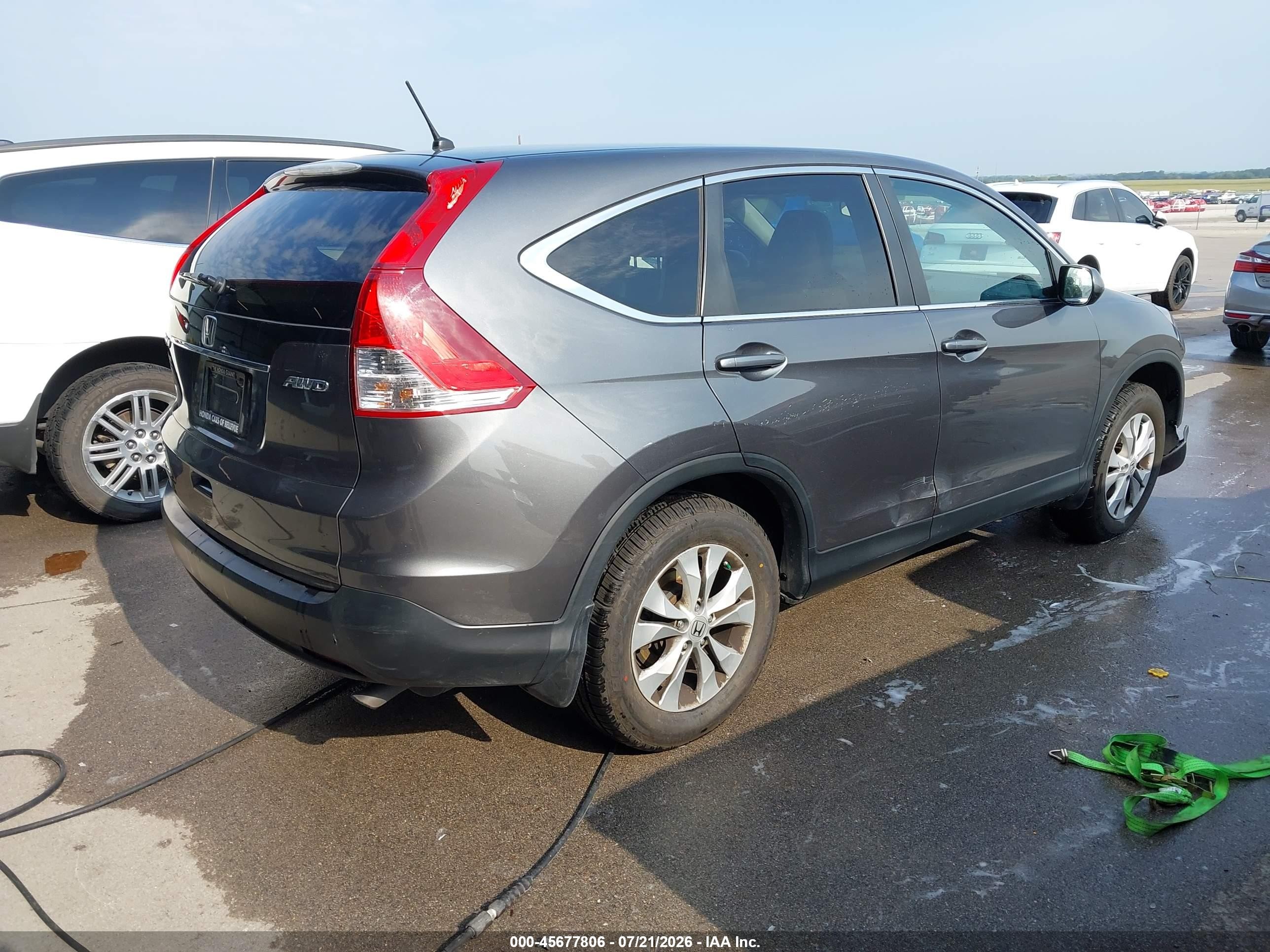 2013 Honda Cr-v Ex Gray vin: 2HKRM4H54DH621690