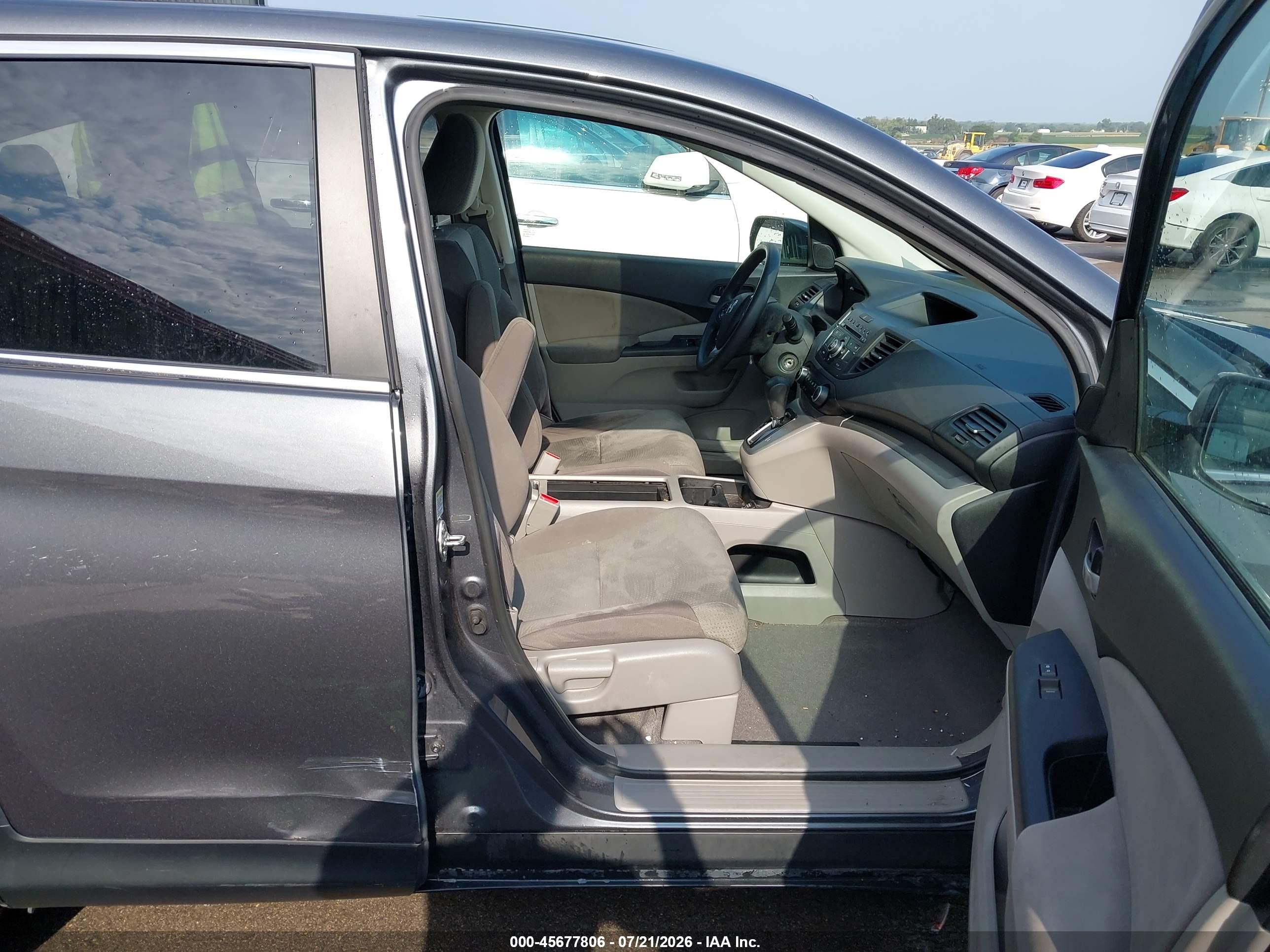 2013 Honda Cr-v Ex Gray vin: 2HKRM4H54DH621690