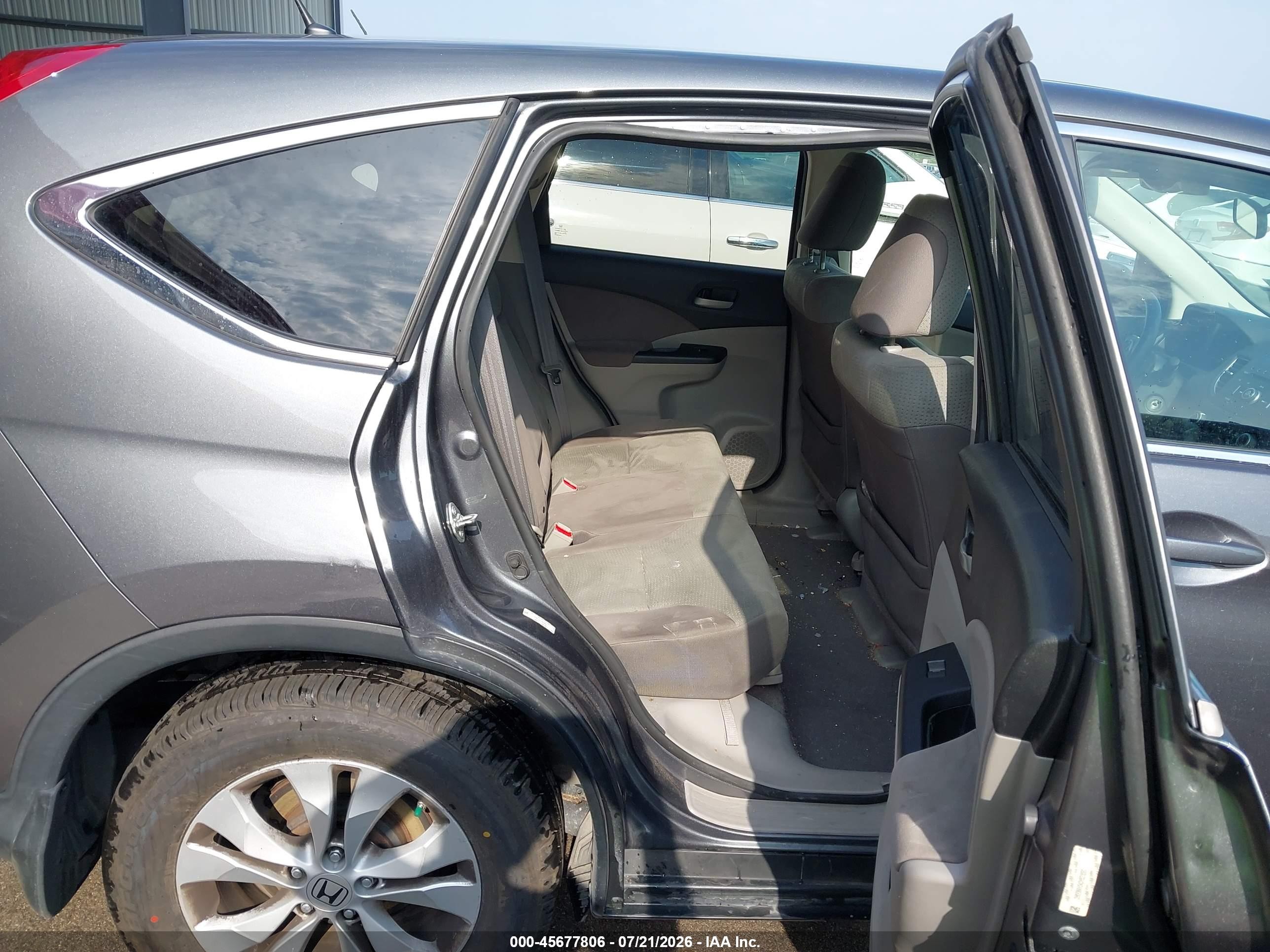 2013 Honda Cr-v Ex Gray vin: 2HKRM4H54DH621690