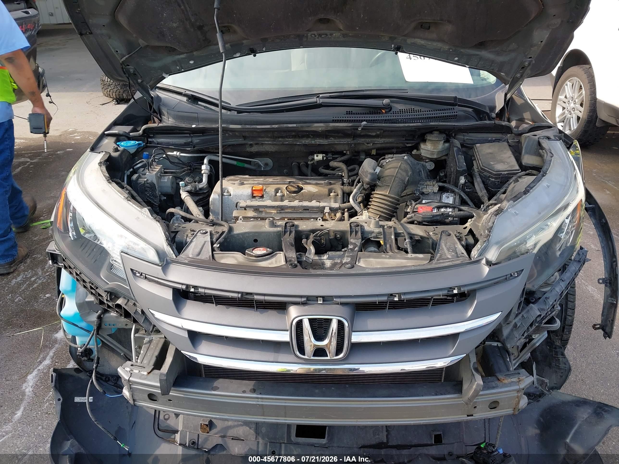 2013 Honda Cr-v Ex Gray vin: 2HKRM4H54DH621690