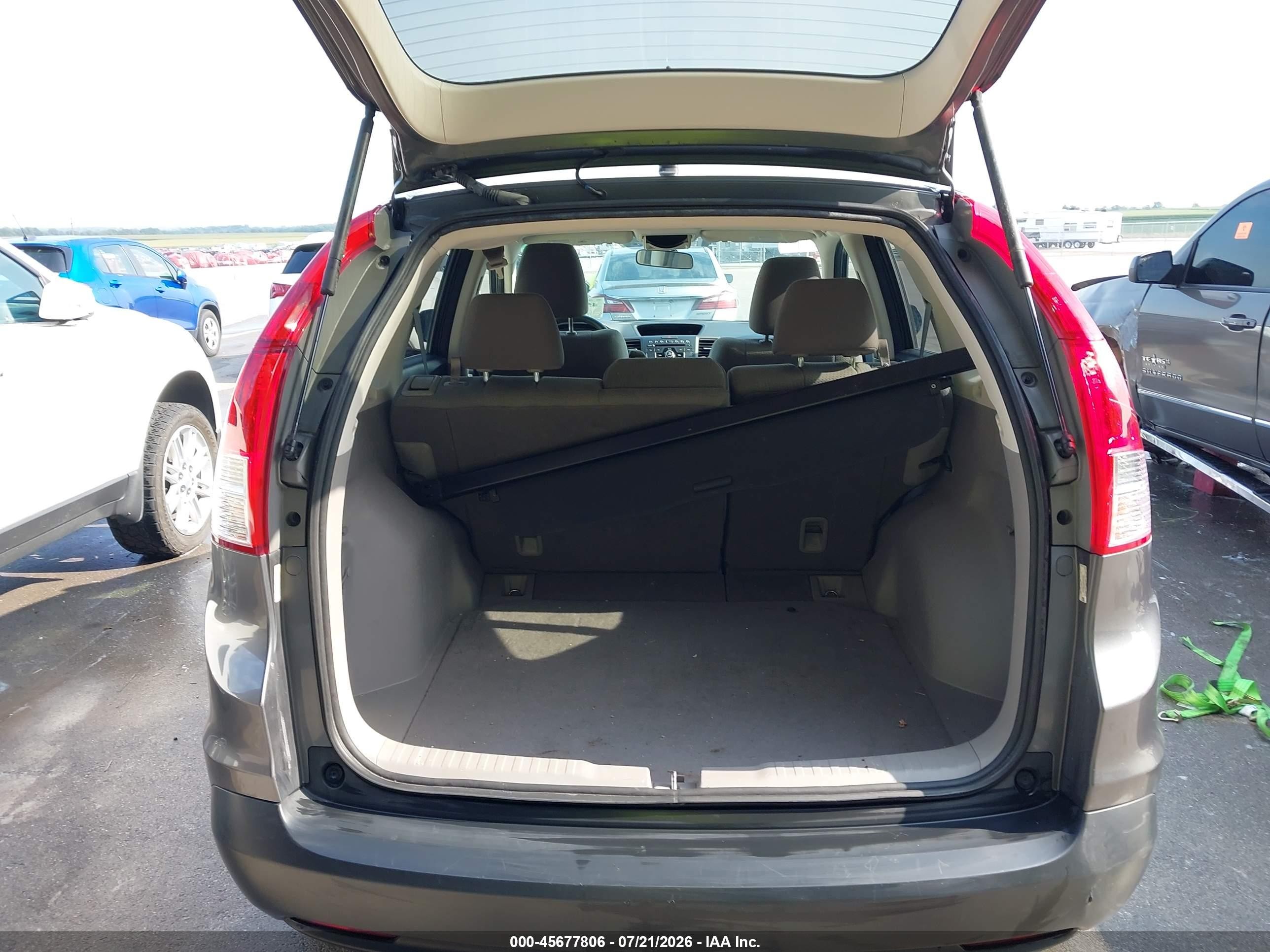 2013 Honda Cr-v Ex Gray vin: 2HKRM4H54DH621690