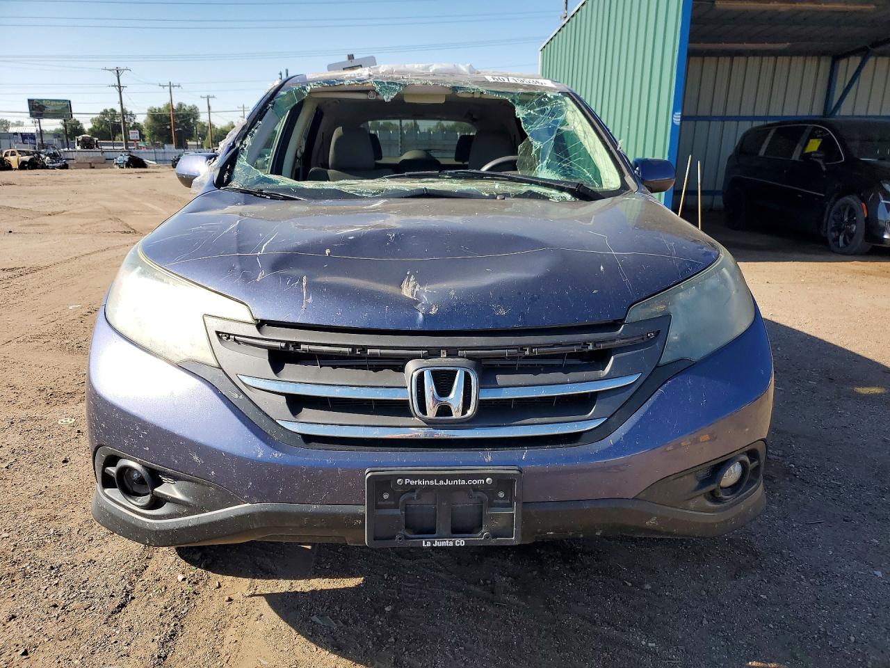 2013 Honda Cr-v Ex Blue vin: 2HKRM4H54DH622810