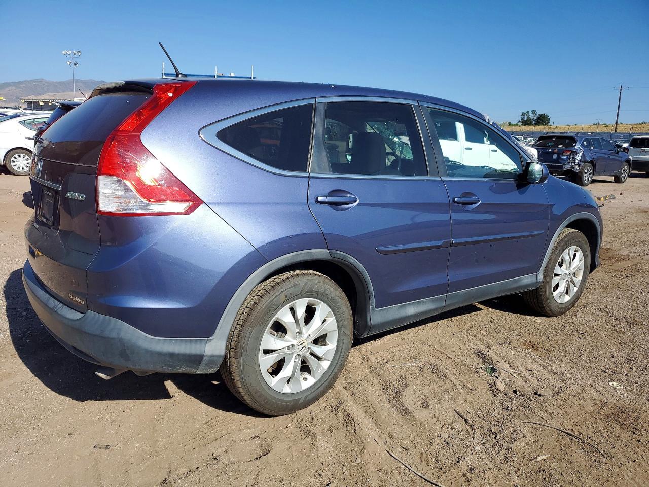 2013 Honda Cr-v Ex Blue vin: 2HKRM4H54DH622810