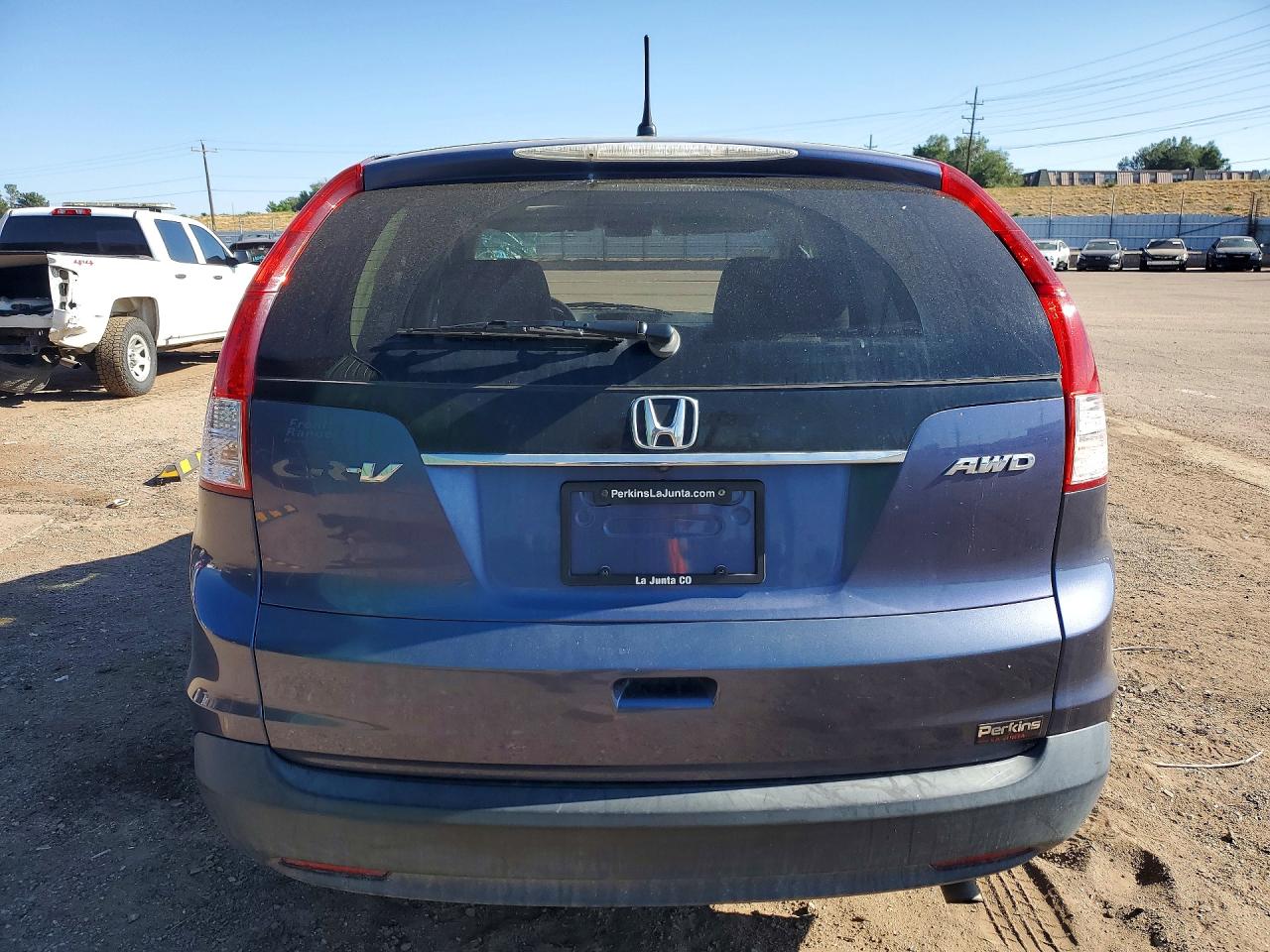 2013 Honda Cr-v Ex Blue vin: 2HKRM4H54DH622810