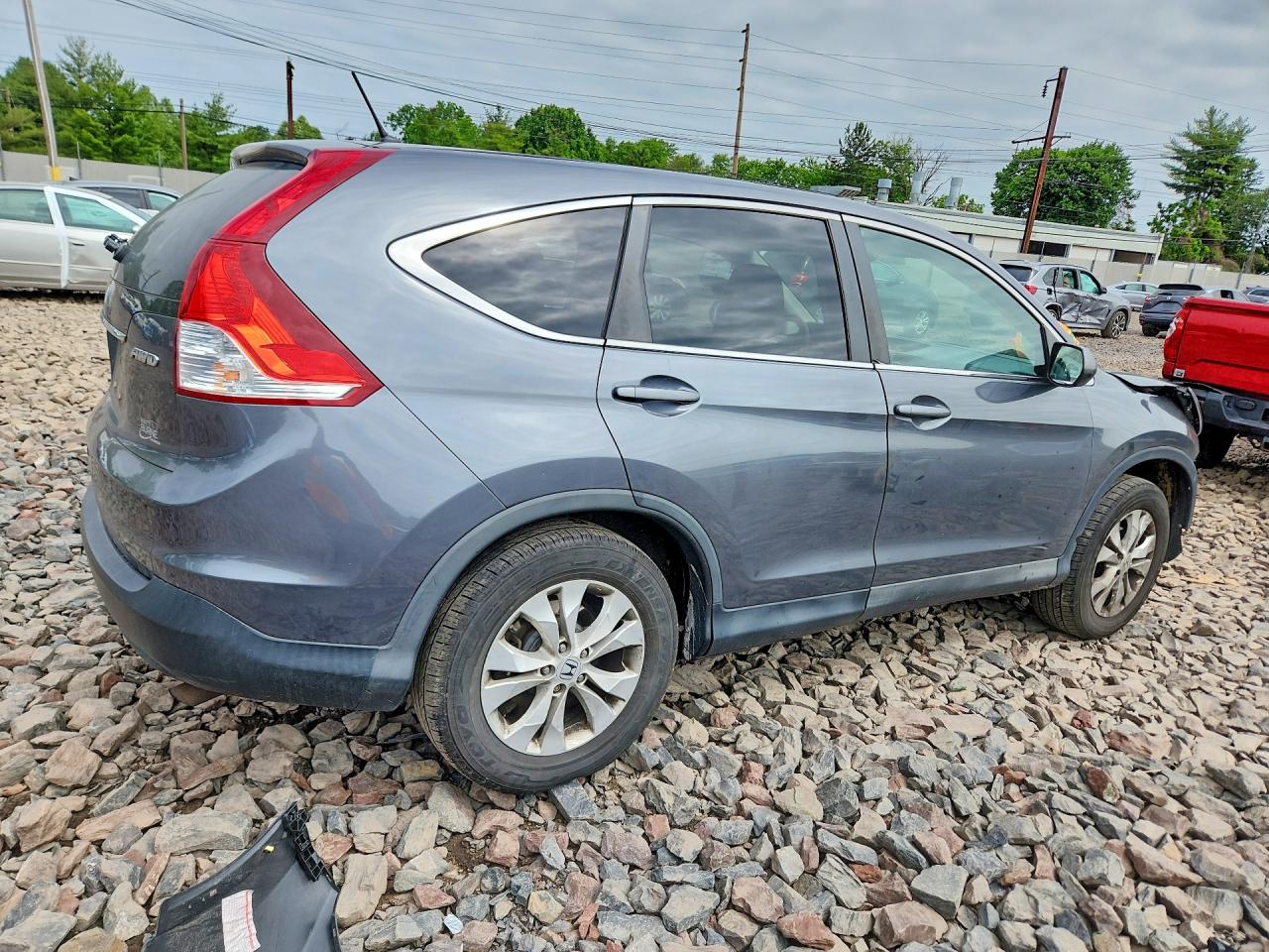 2013 Honda Cr-v Ex Серебряный vin: 2HKRM4H54DH649229