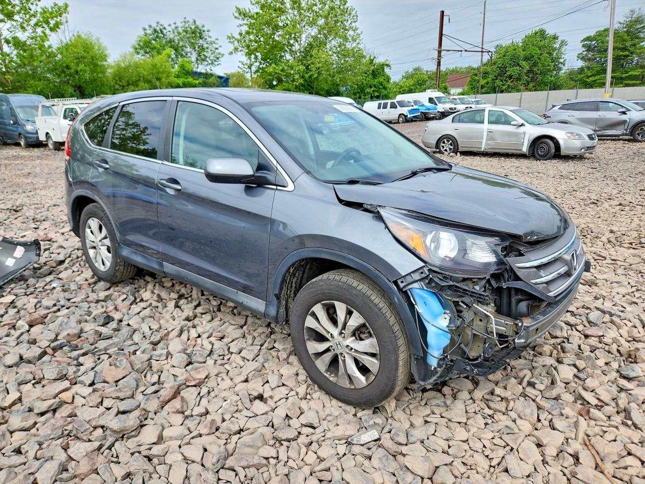 2013 Honda Cr-v Ex Серебряный vin: 2HKRM4H54DH649229
