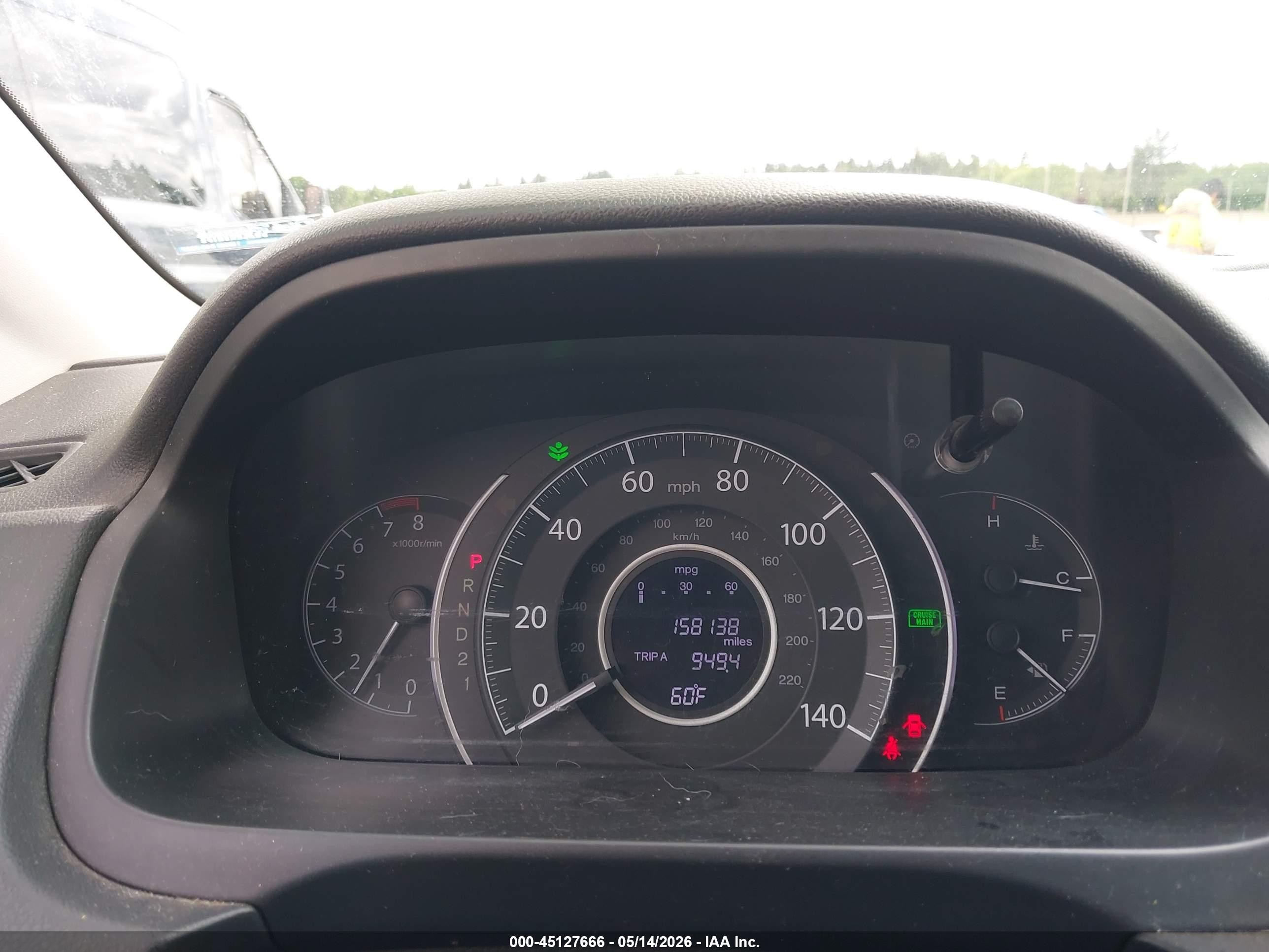 2013 Honda Cr-v Ex Черный vin: 2HKRM4H54DH650445