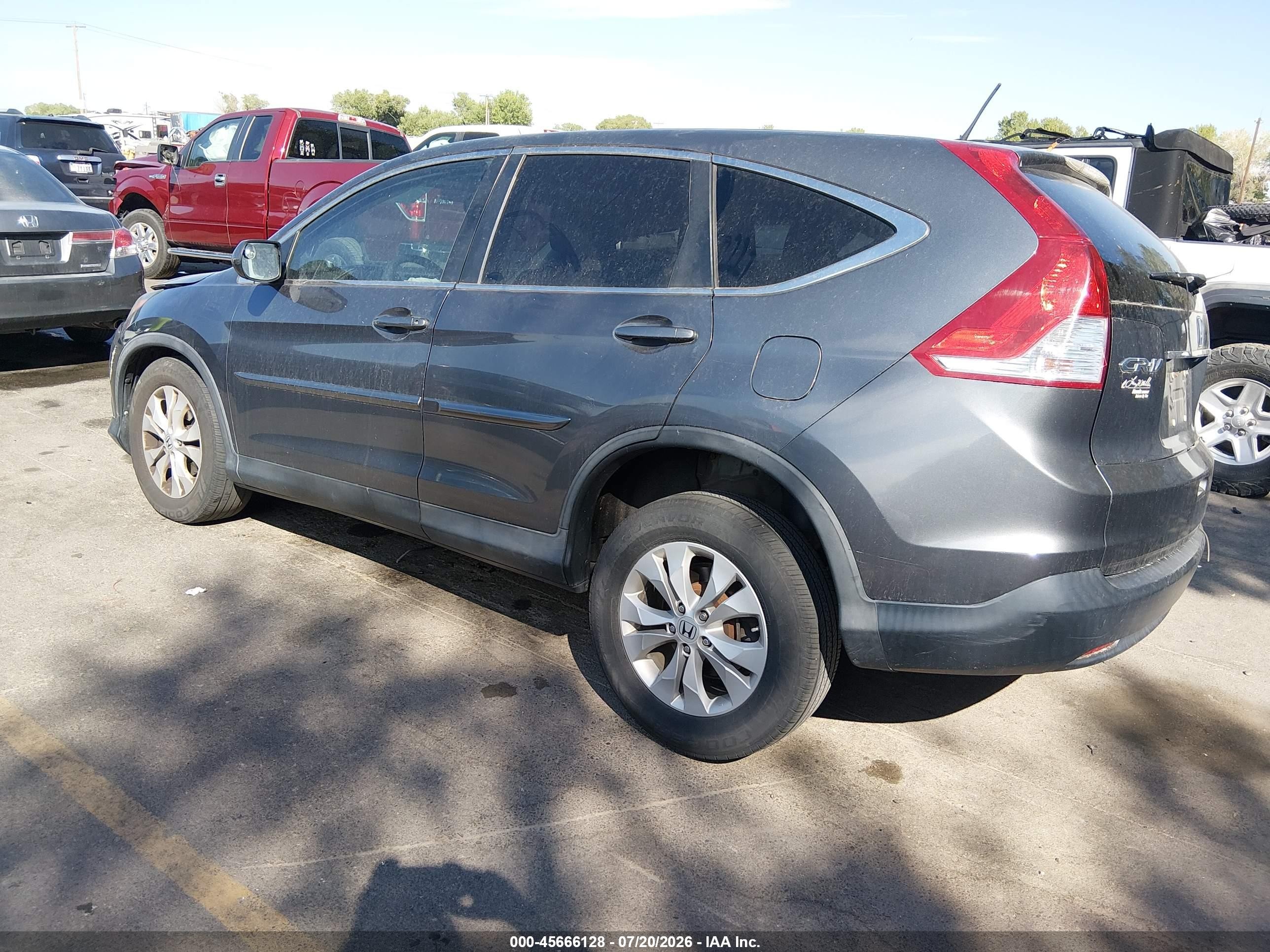 2013 Honda Cr-v Ex Серый vin: 2HKRM4H54DH656777
