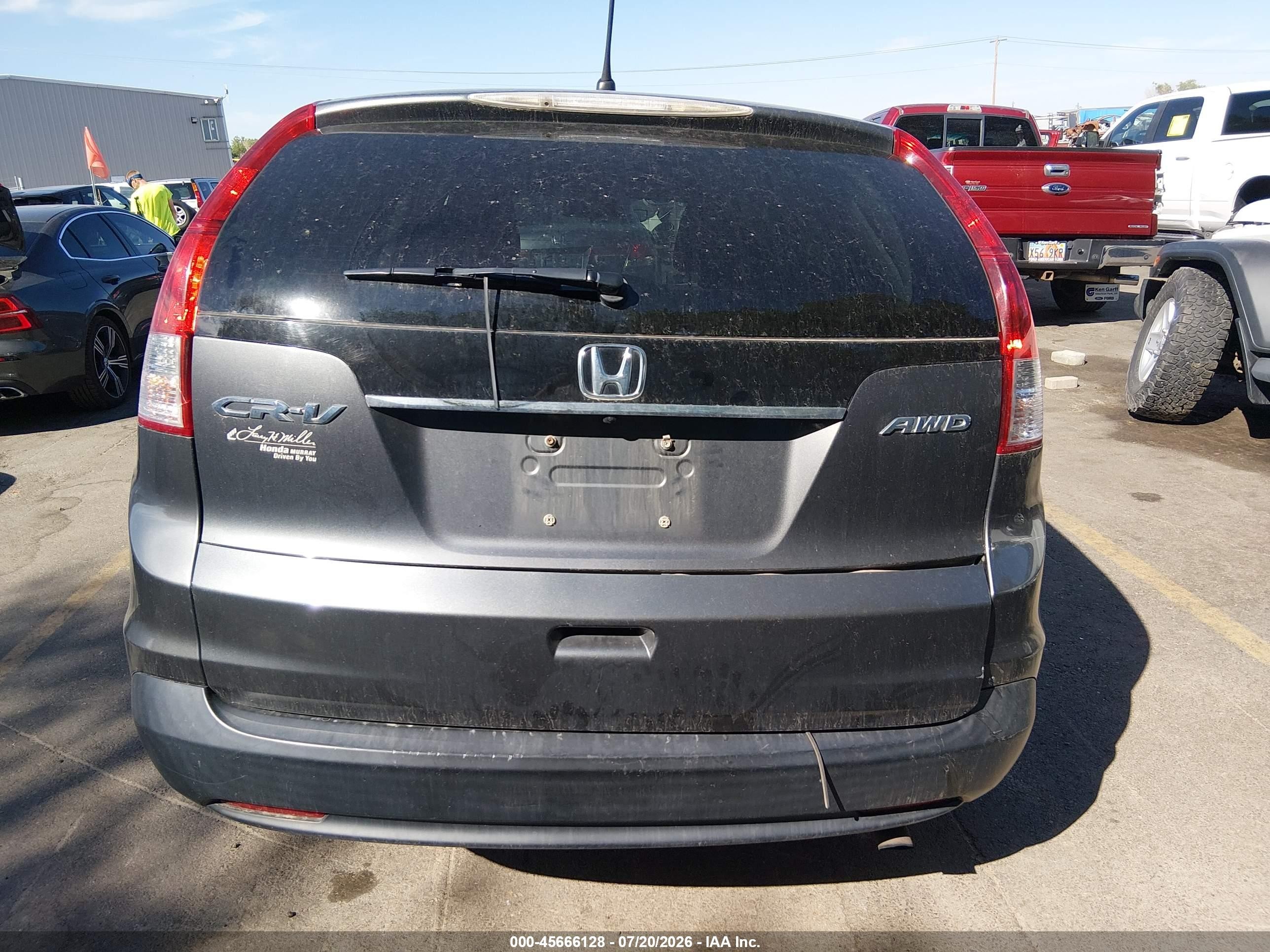 2013 Honda Cr-v Ex Серый vin: 2HKRM4H54DH656777