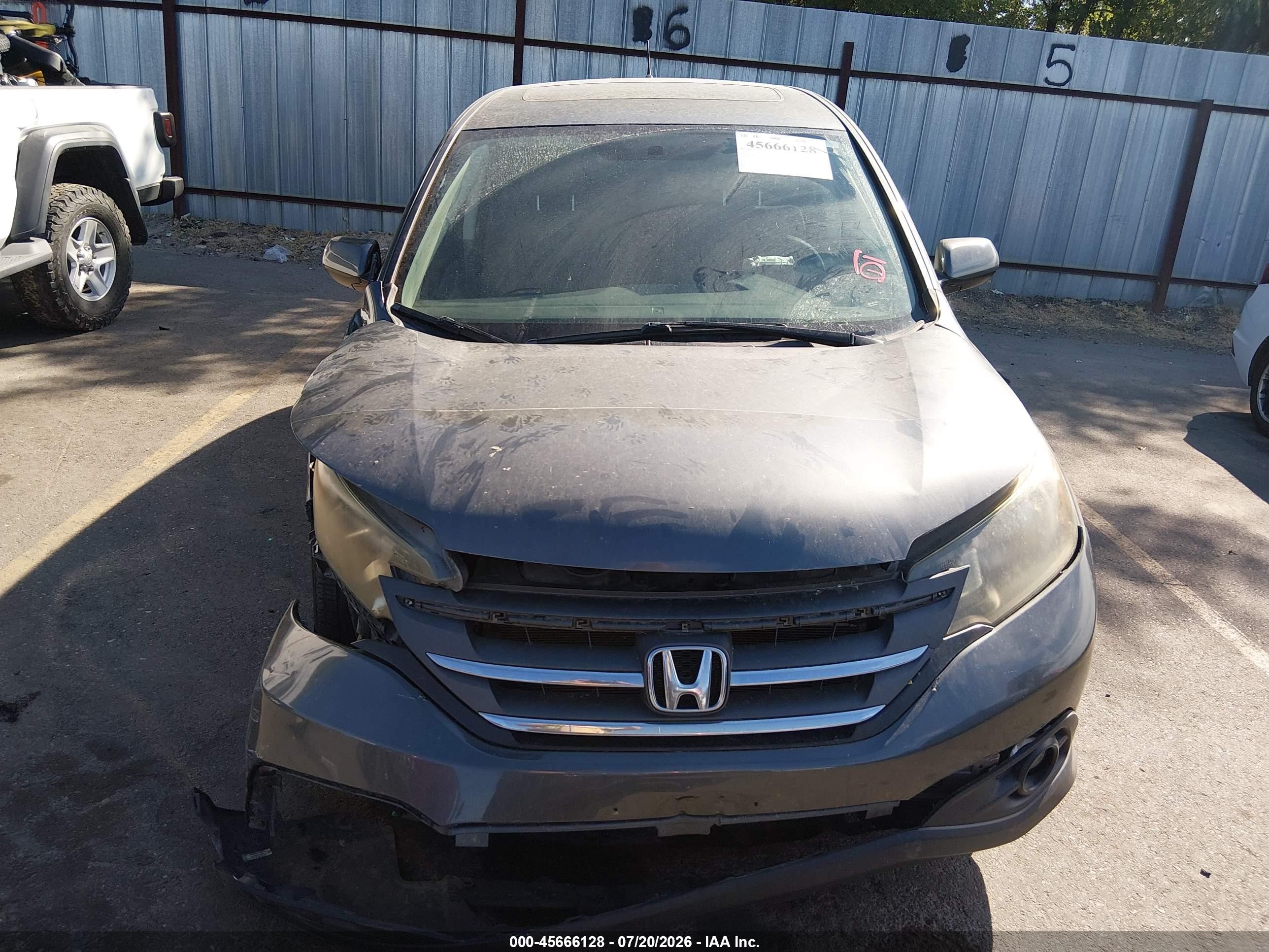 2013 Honda Cr-v Ex Серый vin: 2HKRM4H54DH656777