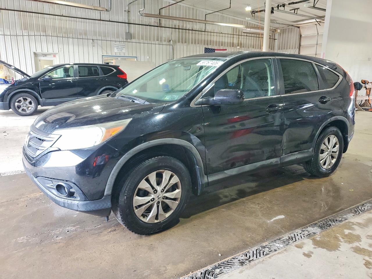 2013 Honda Cr-v Ex Black vin: 2HKRM4H54DH662336