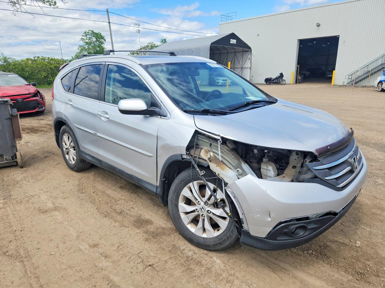 2014 Honda Cr-v Ex Silver vin: 2HKRM4H54EH101099