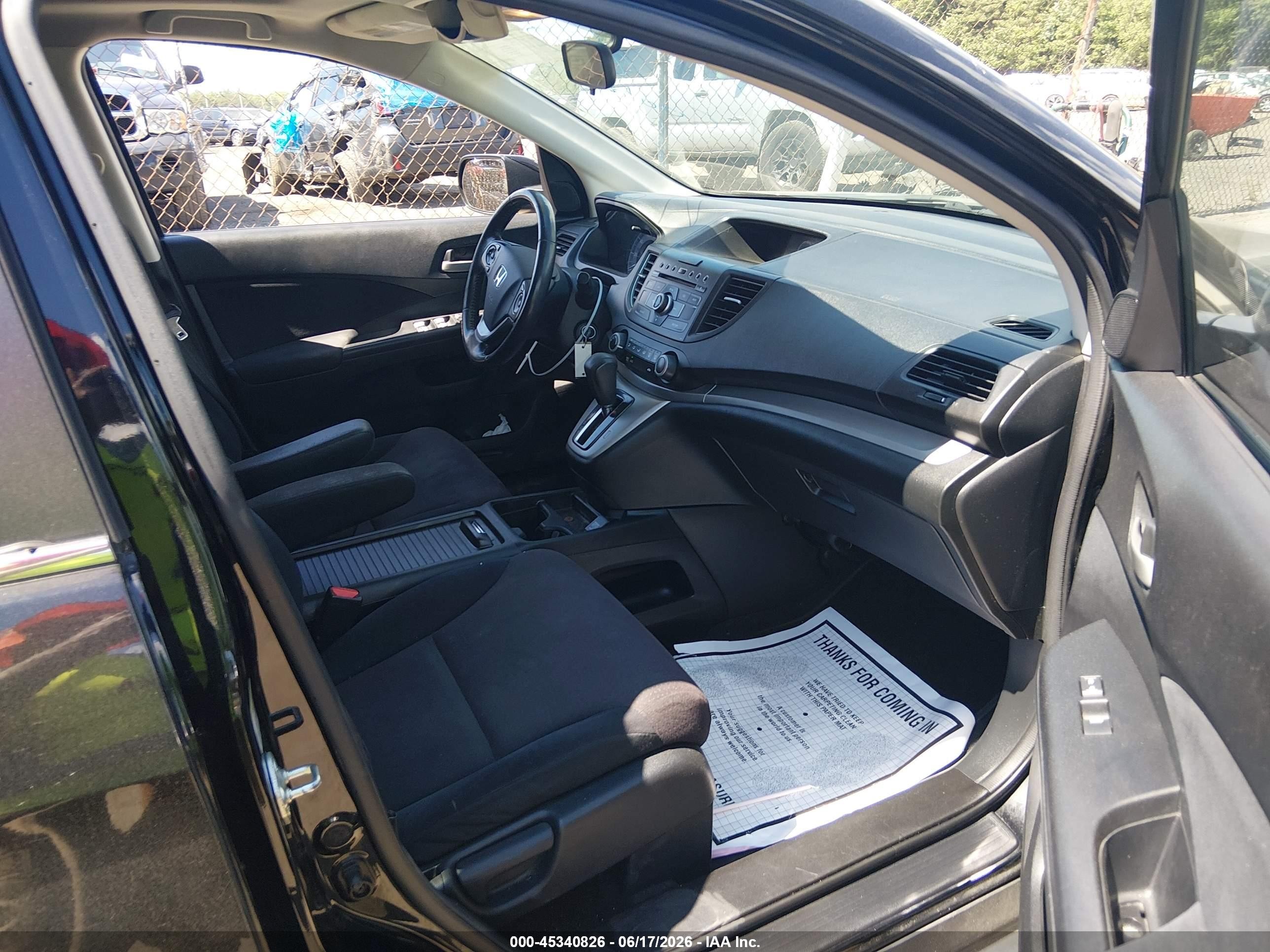 2014 Honda Cr-v Ex Black vin: 2HKRM4H54EH605698