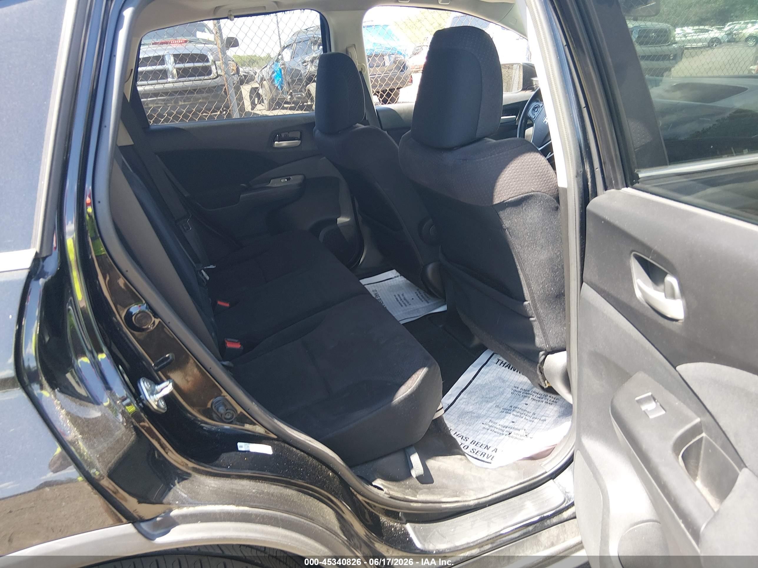 2014 Honda Cr-v Ex Black vin: 2HKRM4H54EH605698