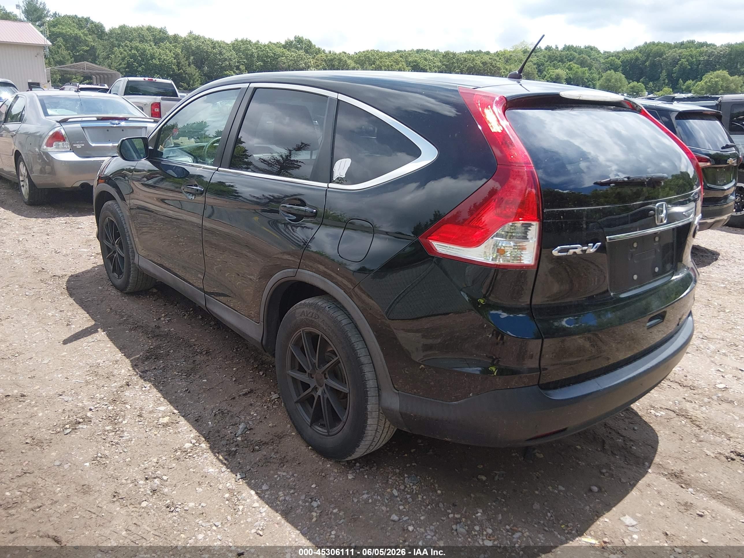 2014 Honda Cr-v Ex Black vin: 2HKRM4H54EH656232