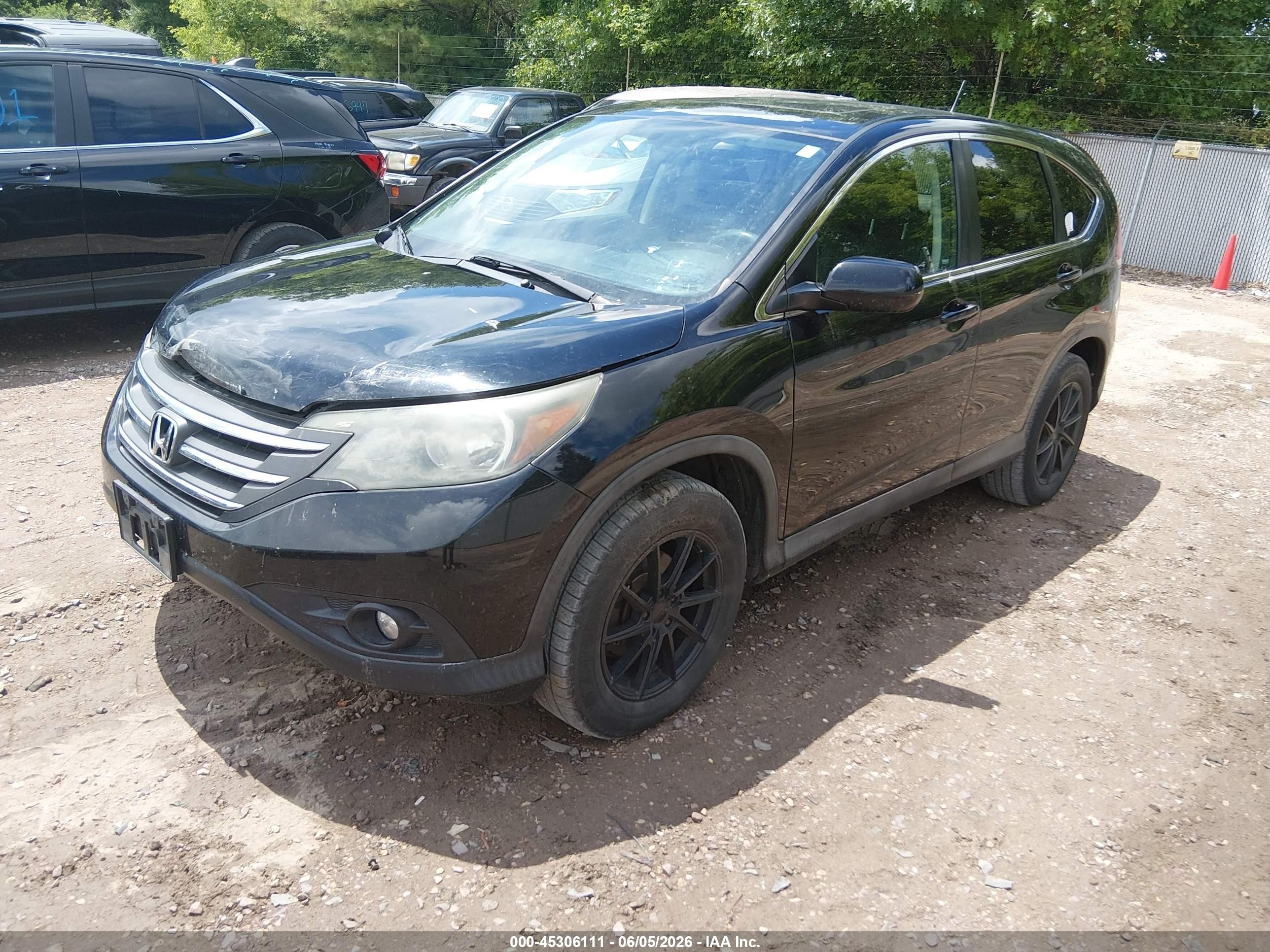 2014 Honda Cr-v Ex Black vin: 2HKRM4H54EH656232