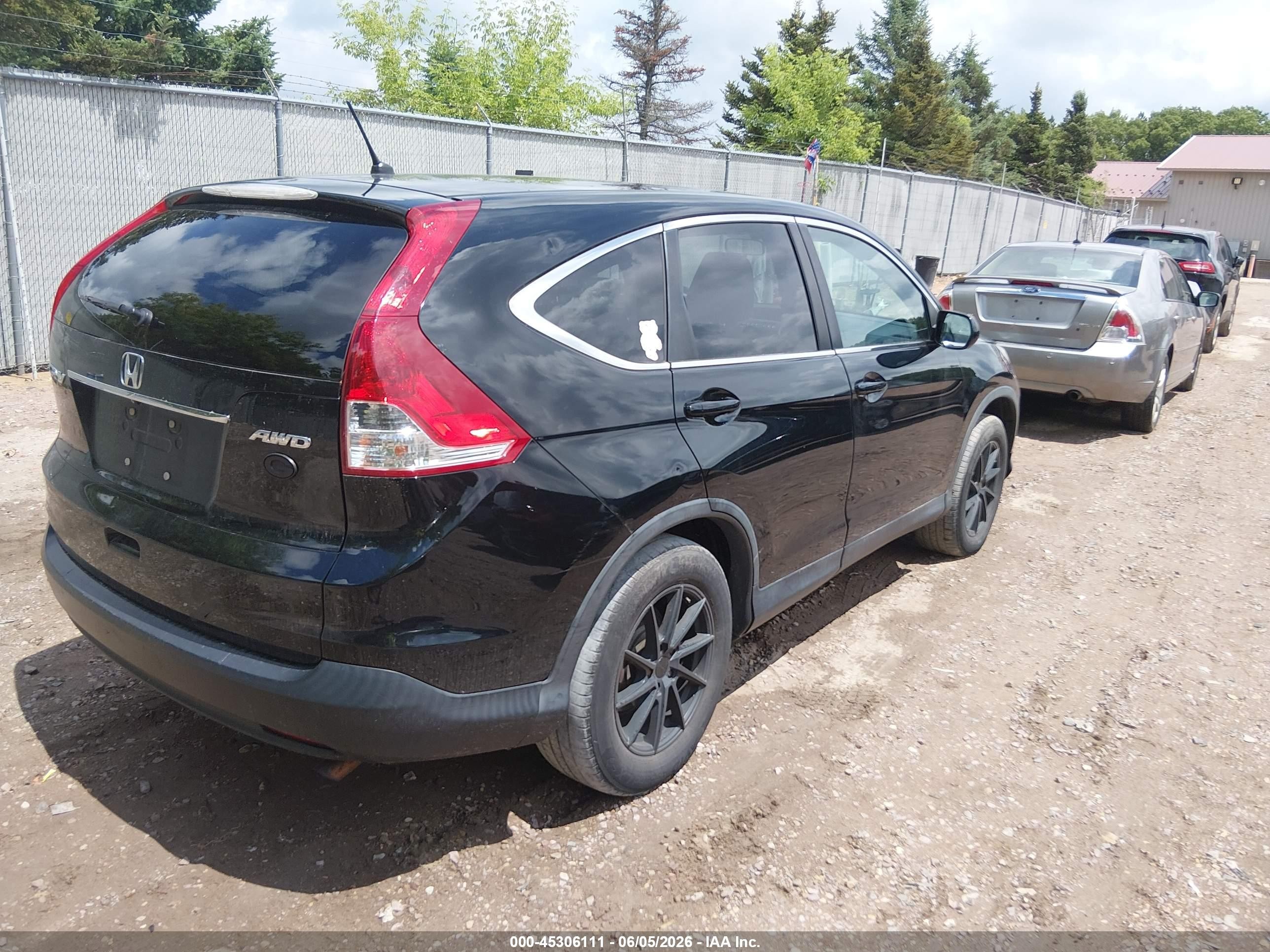 2014 Honda Cr-v Ex Black vin: 2HKRM4H54EH656232