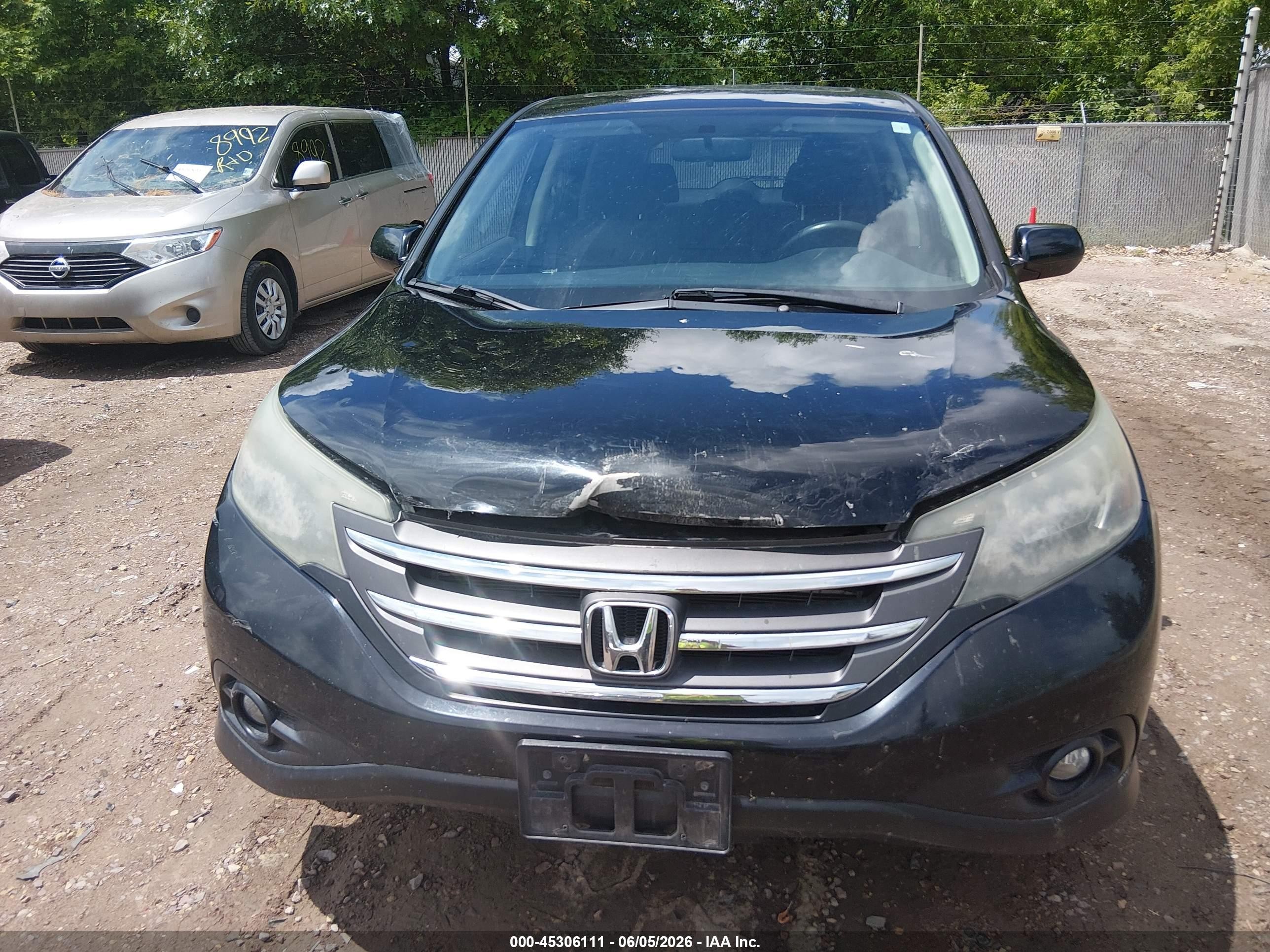 2014 Honda Cr-v Ex Black vin: 2HKRM4H54EH656232