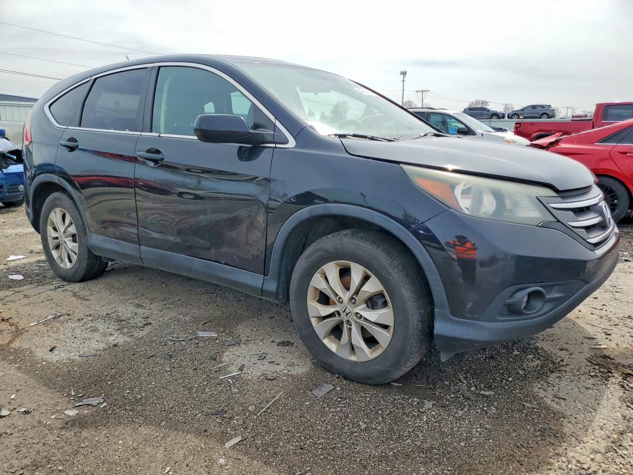 2014 Honda Cr-v Ex Black vin: 2HKRM4H54EH704067
