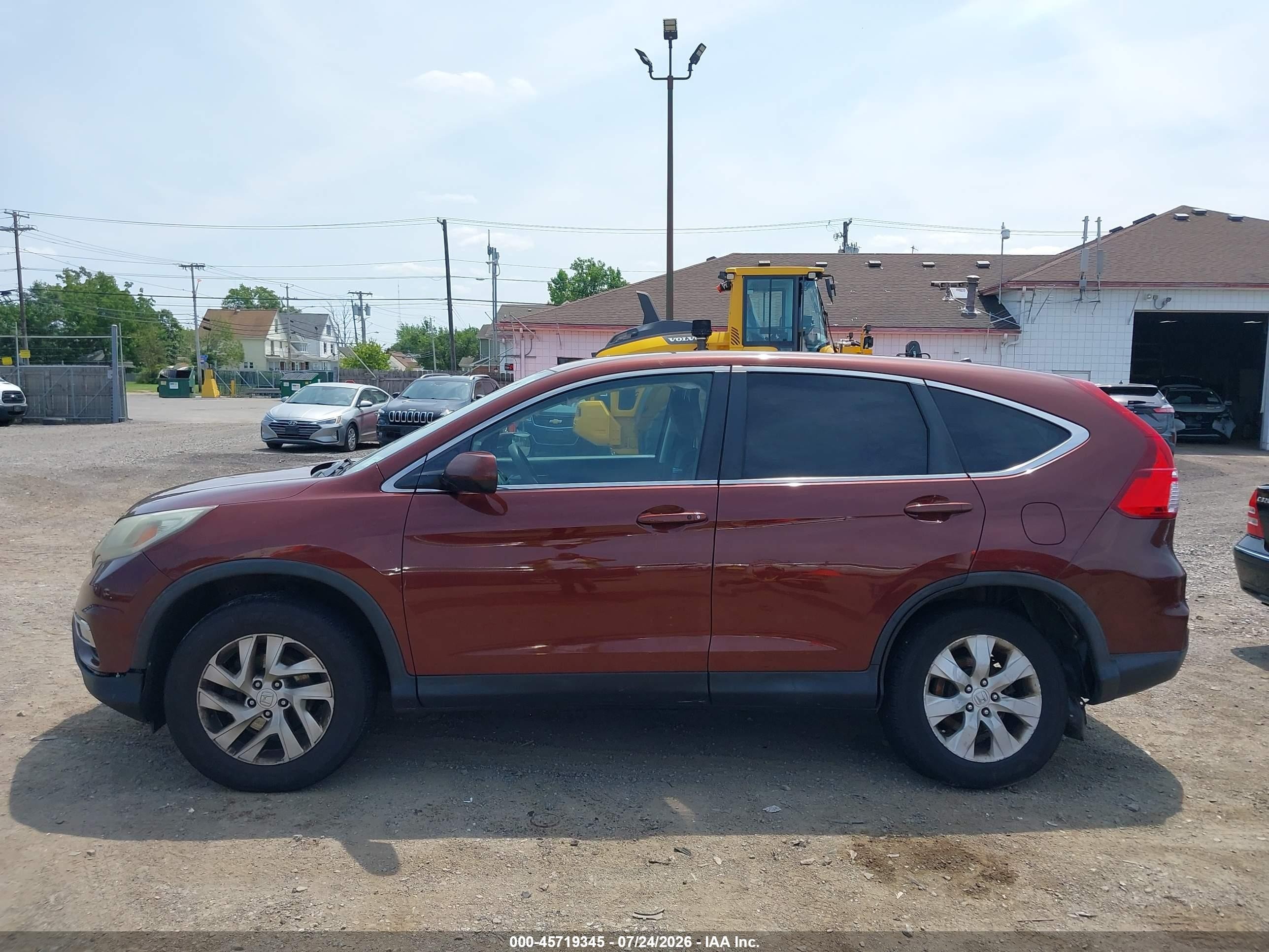 2015 Honda Cr-v Ex Burgundy vin: 2HKRM4H54FH610689