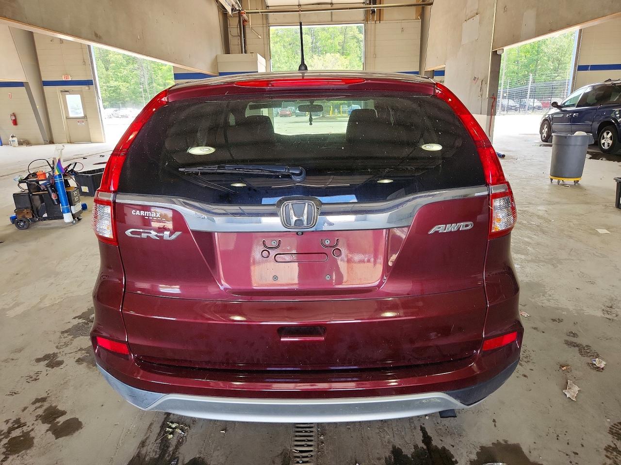 2015 Honda Cr-v Ex Burgundy vin: 2HKRM4H54FH615679