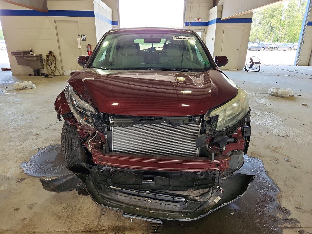 2015 Honda Cr-v Ex Burgundy vin: 2HKRM4H54FH615679