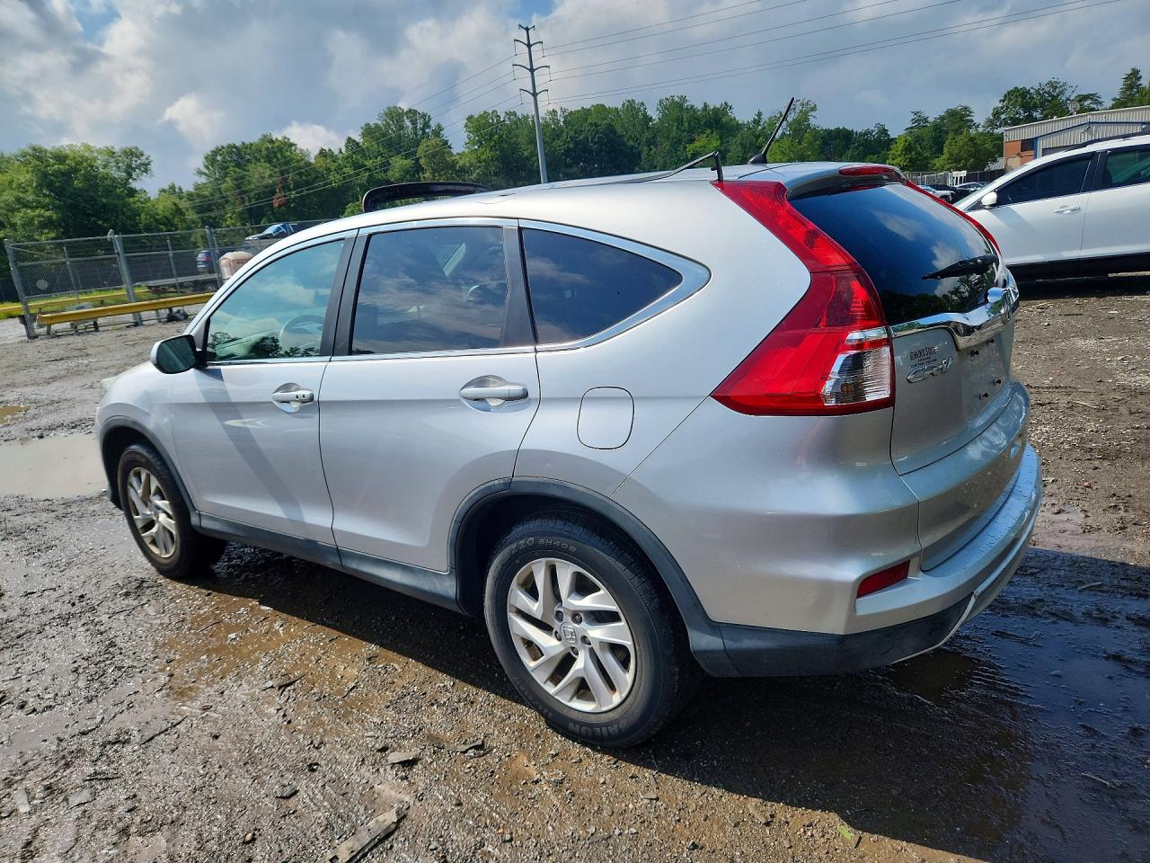 2015 Honda Cr-v Ex Silver vin: 2HKRM4H54FH618453