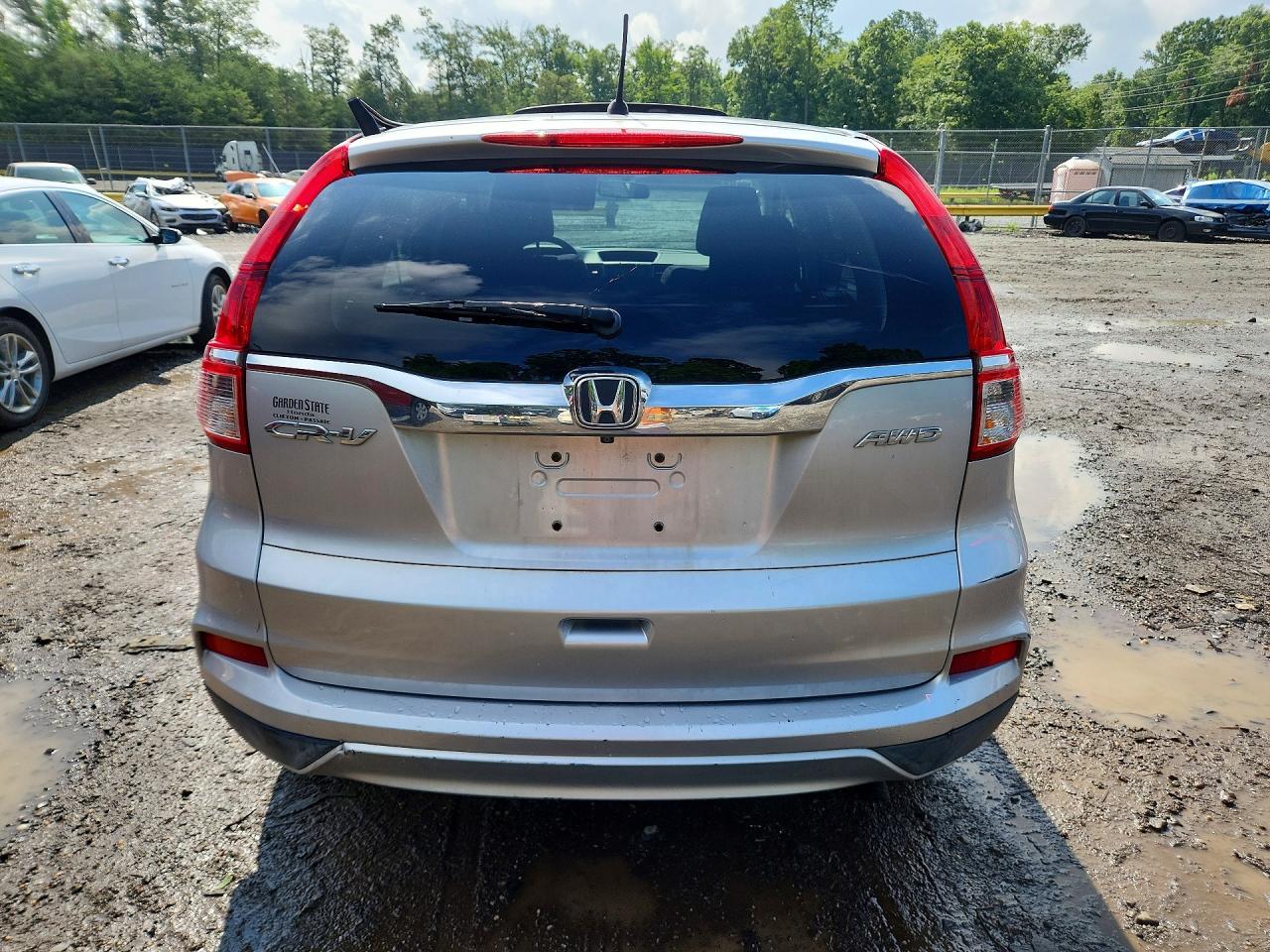 2015 Honda Cr-v Ex Silver vin: 2HKRM4H54FH618453
