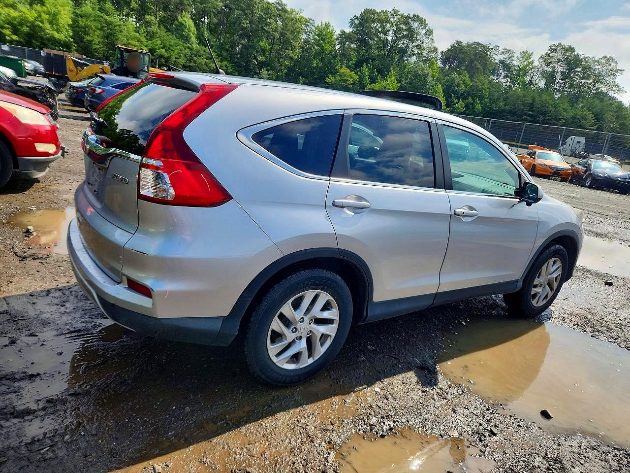 2015 Honda Cr-v Ex Silver vin: 2HKRM4H54FH618453
