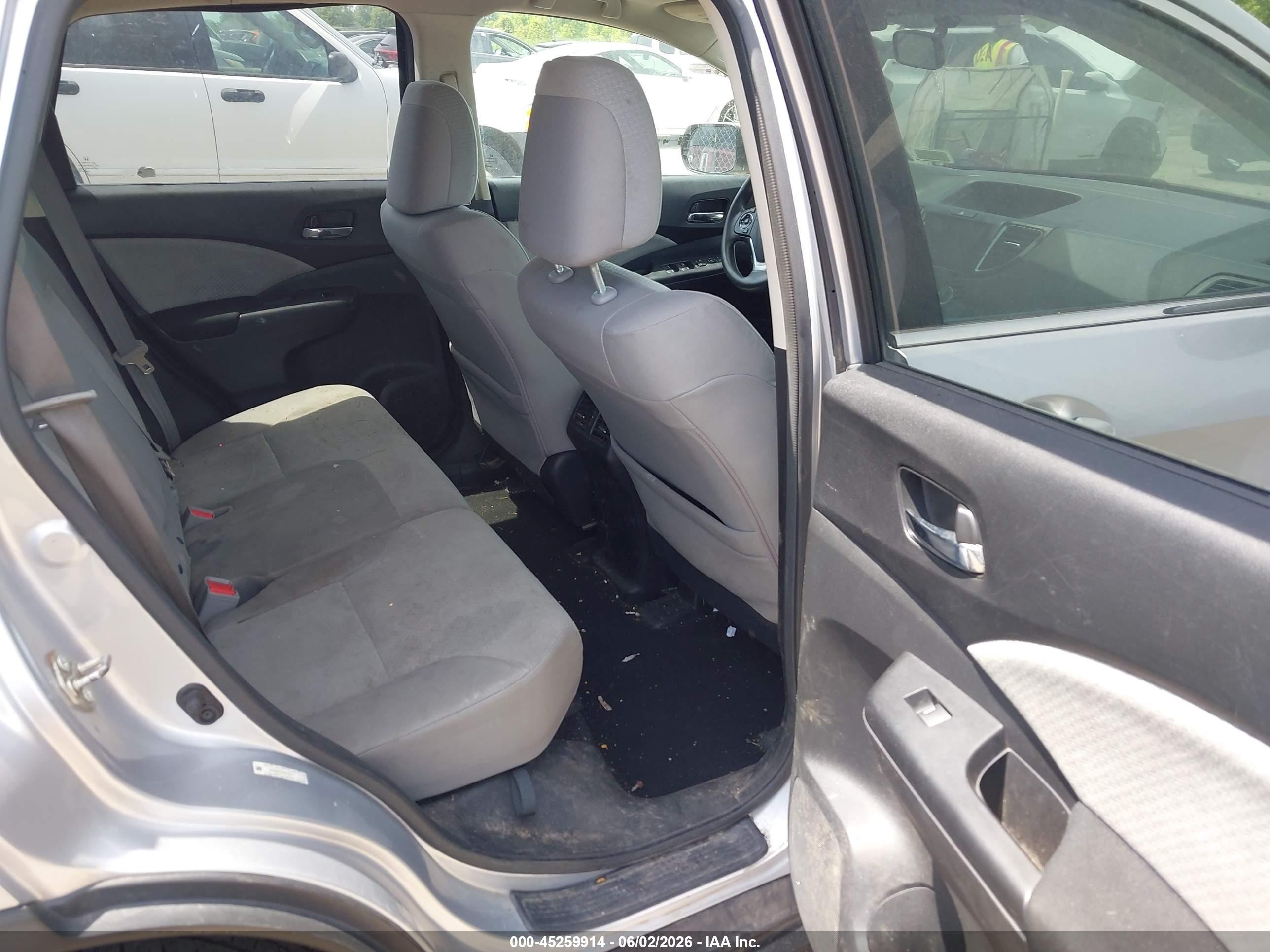 2015 Honda Cr-v Ex Silver vin: 2HKRM4H54FH619277